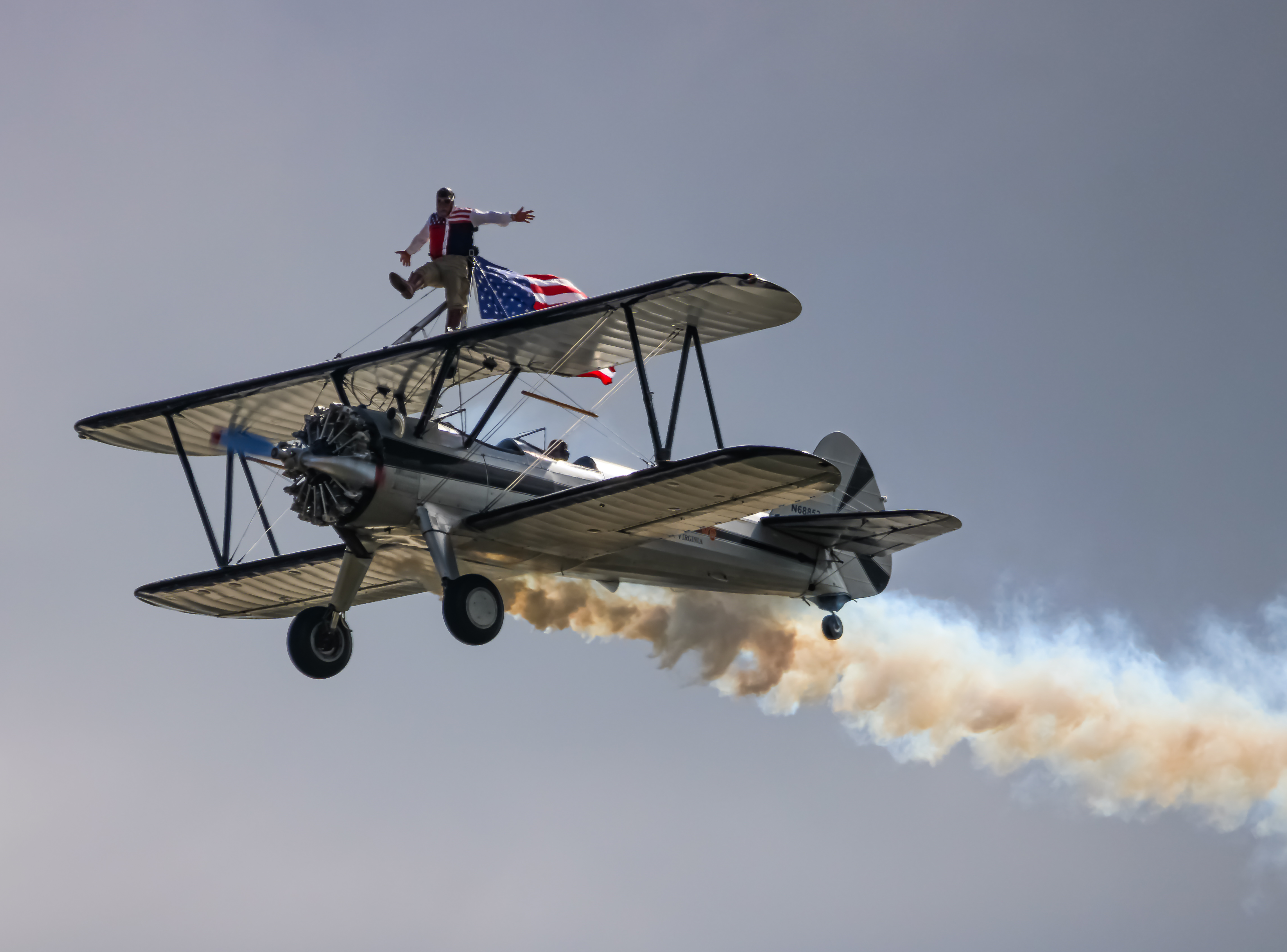 Full size: PRIVATE Boeing PT-17 Stearman N68853 at 