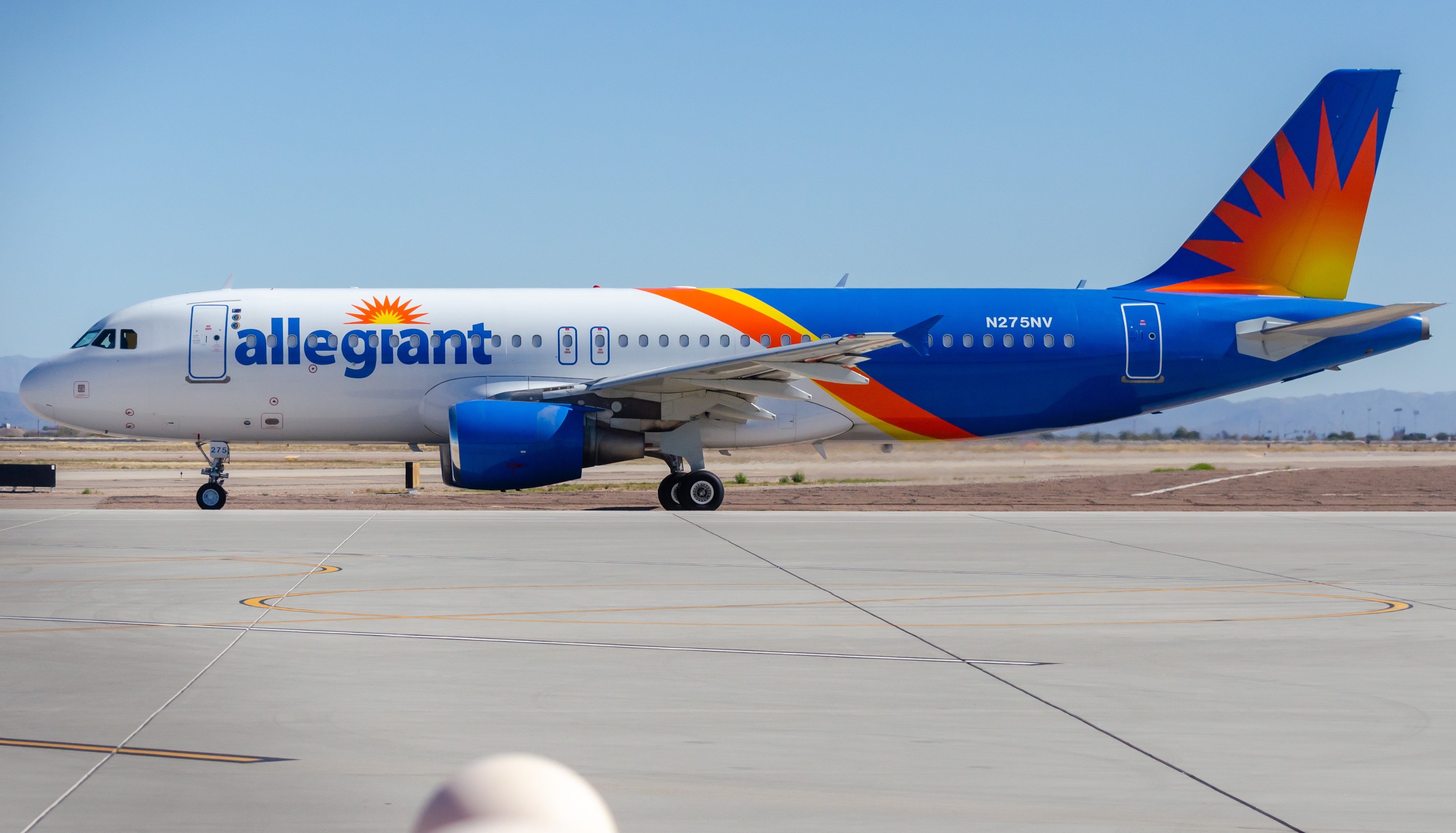 Full size: Allegiant Air Airbus A320 N275NV at Ivanovo Yuzhny Airport
