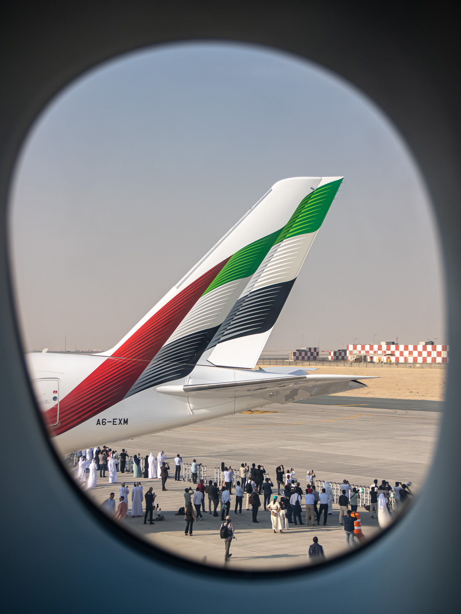 Full size: Emirates Airbus A350-900 A6-EXM at Dubai World Central International Airport