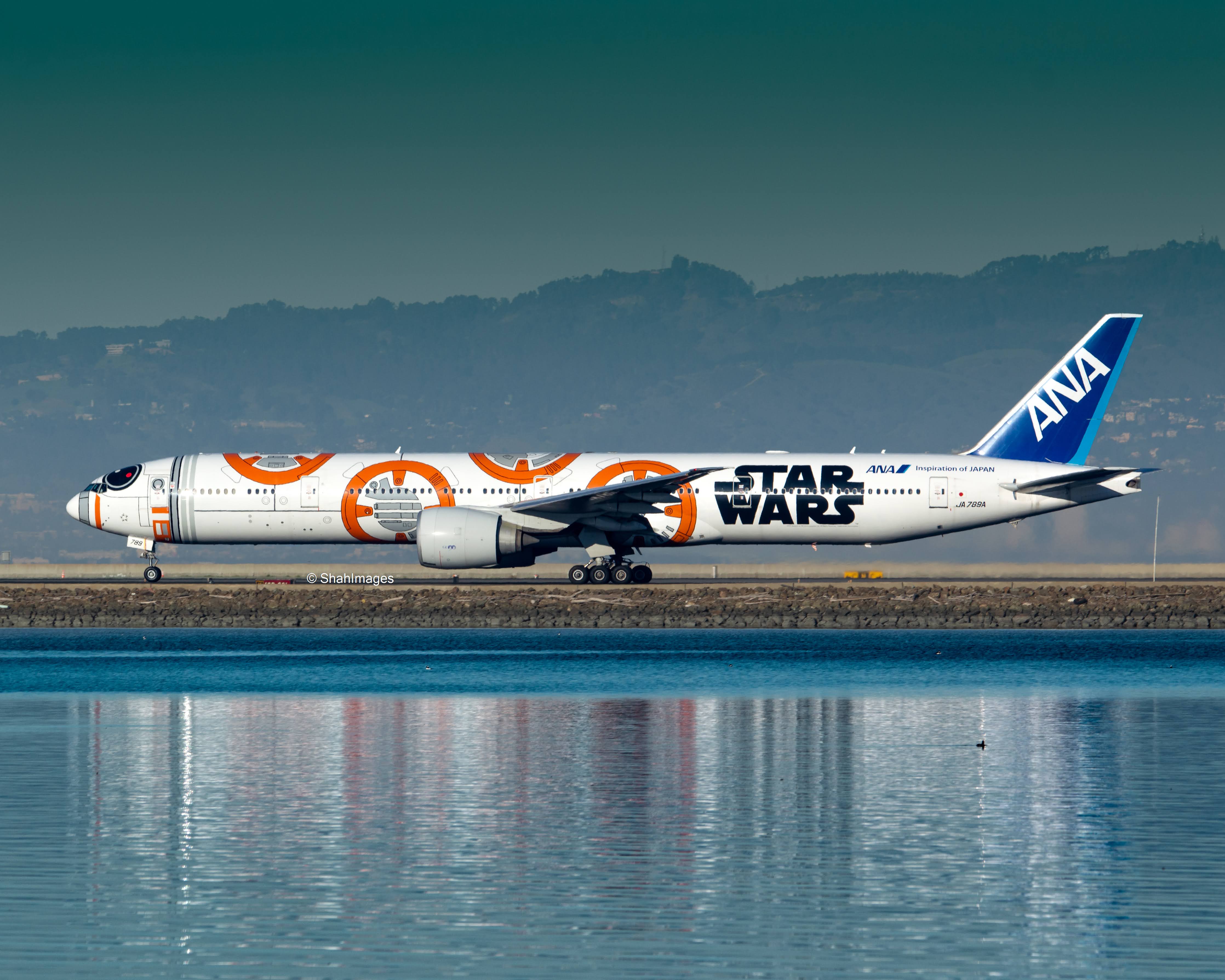 Full size: All Nippon Airways Boeing 777-300ER JA789A at San Francisco International Airport