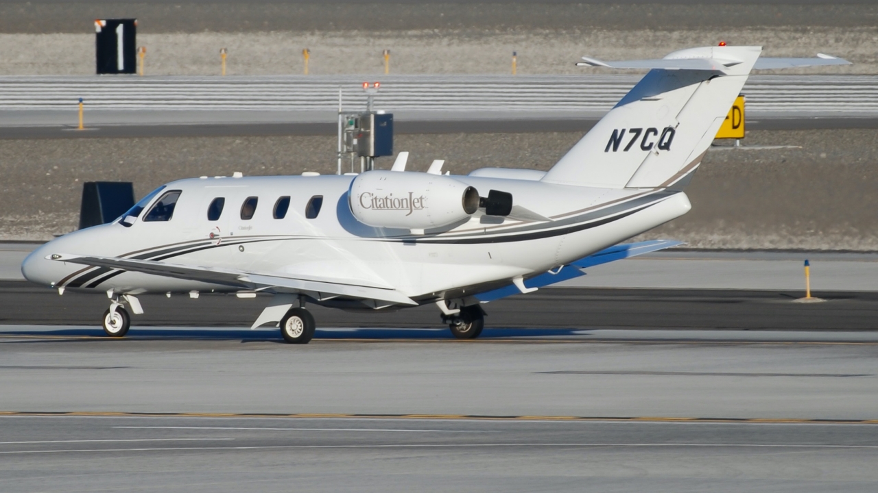 Full size: PRIVATE Cessna 525 CitationJet N7CQ at Reno/Tahoe International Airport