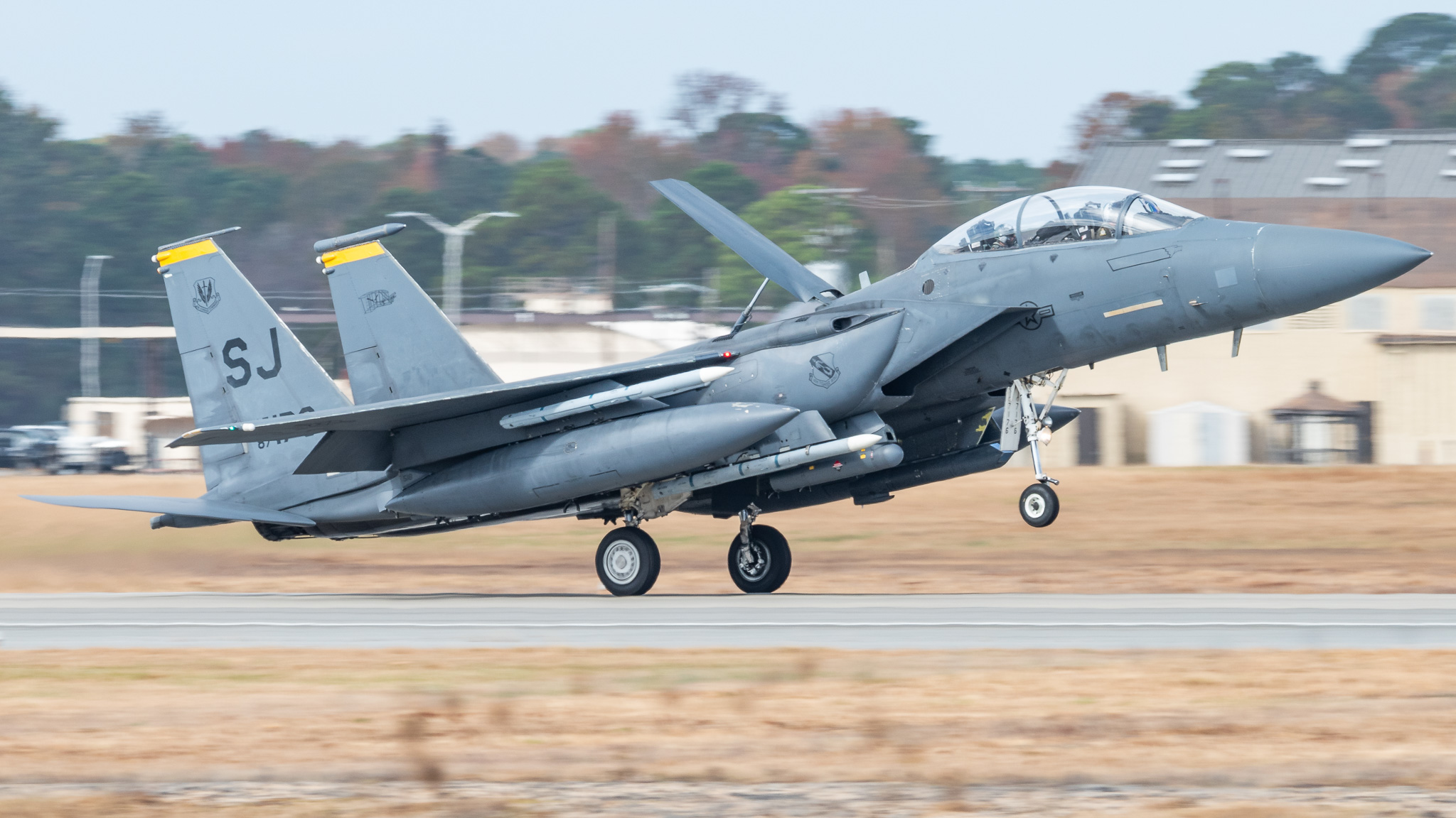 Full size: USAF - United States Air Force McDonnell Douglas F-15 Eagle 87-0176 at Seymour Johnson AFB