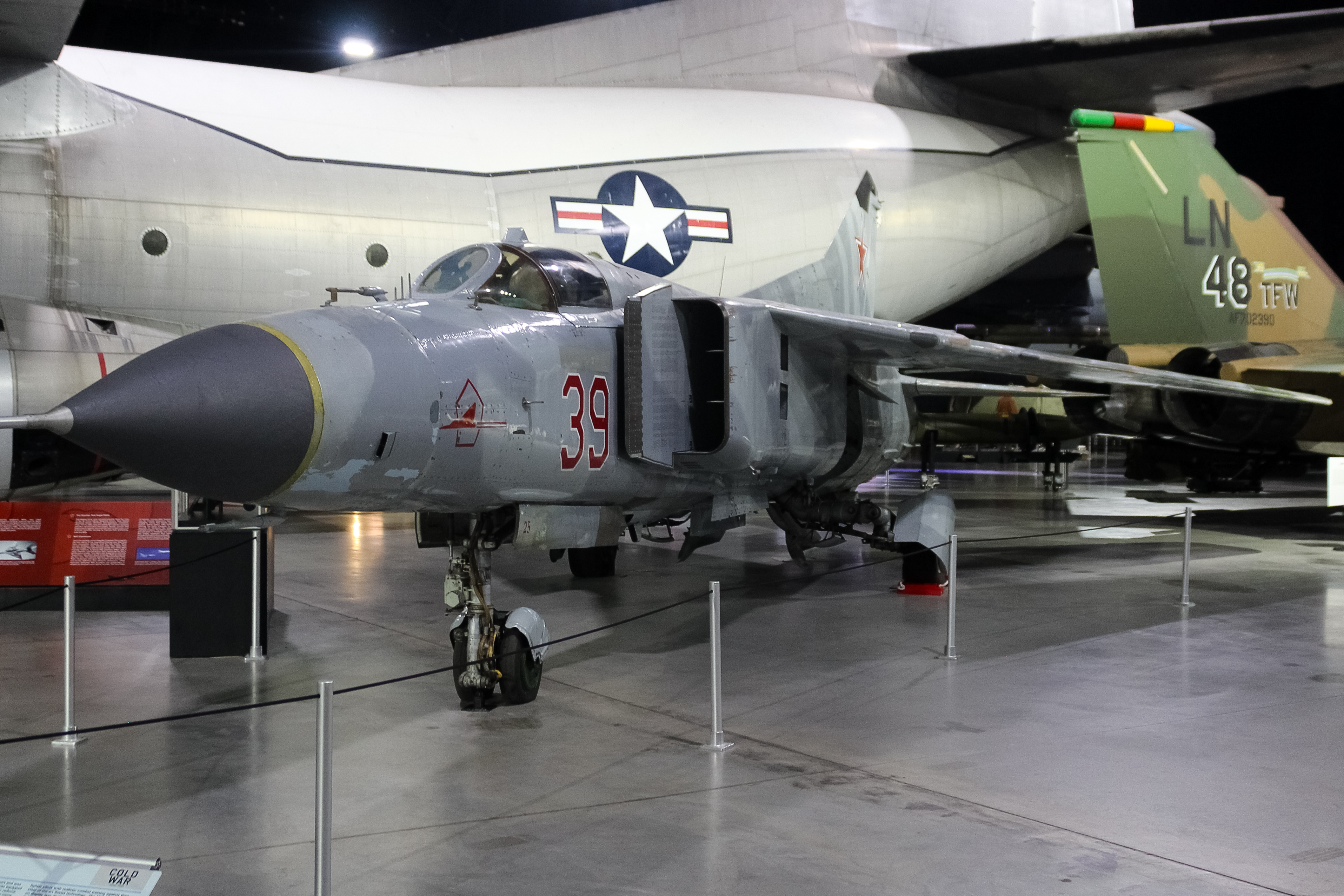 Full size: Soviet Air Force MiG-23 Flogger N/A at Wright-Patterson Air Force Base