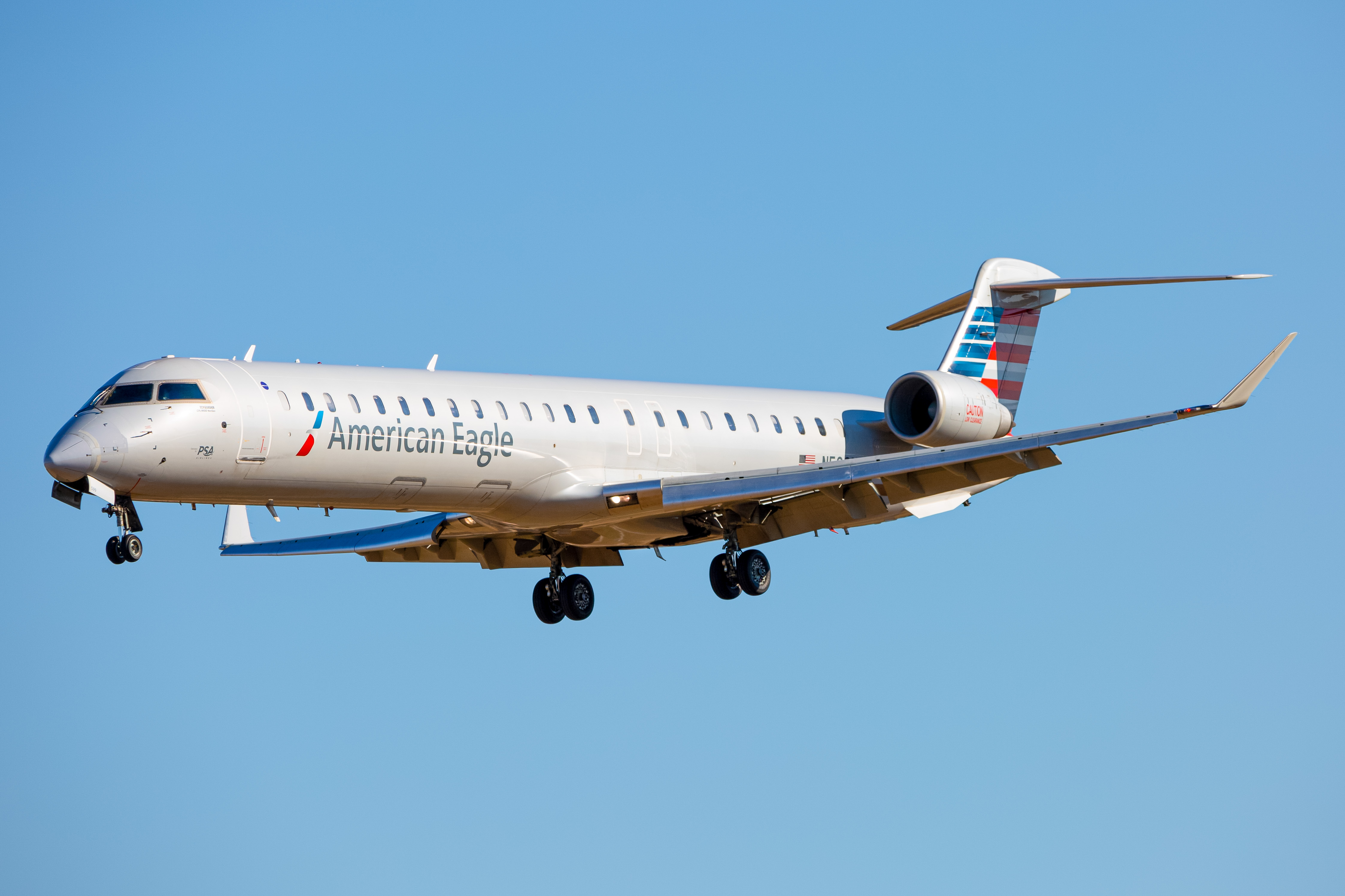 Full size: PSA Airlines Mitsubishi CRJ-900 N599NN at Baltimore/Washington International Thurgood Marshall Airport