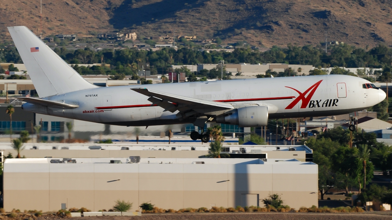 Full size: ABX Boeing 767-300F N797AX at Phoenix Sky Harbor International Airport