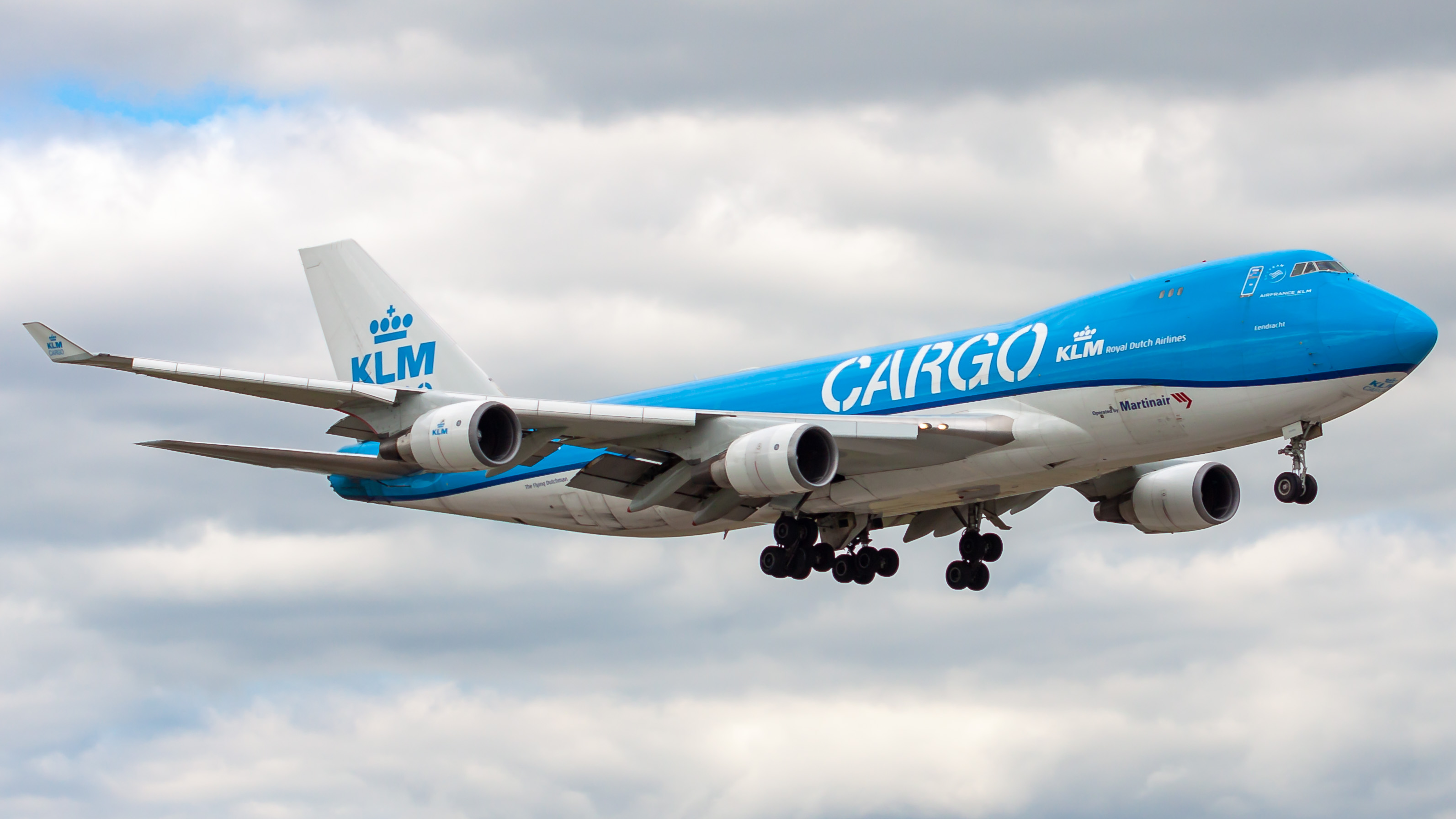 Full size: KLM Cargo Boeing 747-400F PH-CKA at Miami International Airport