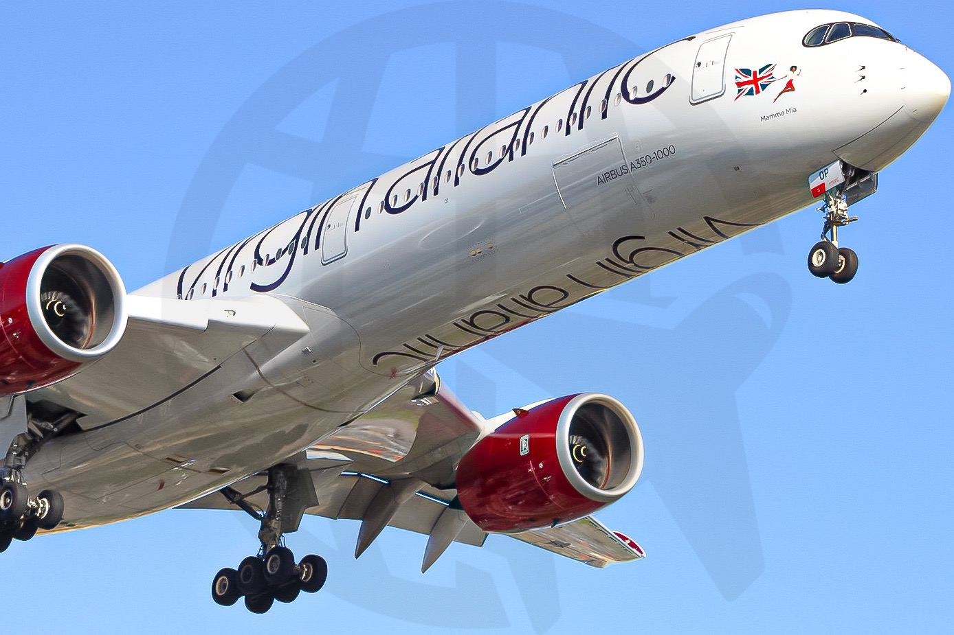 Full size: Virgin Atlantic  Airbus A350-1000 G-VJAM at Los Angeles International Airport