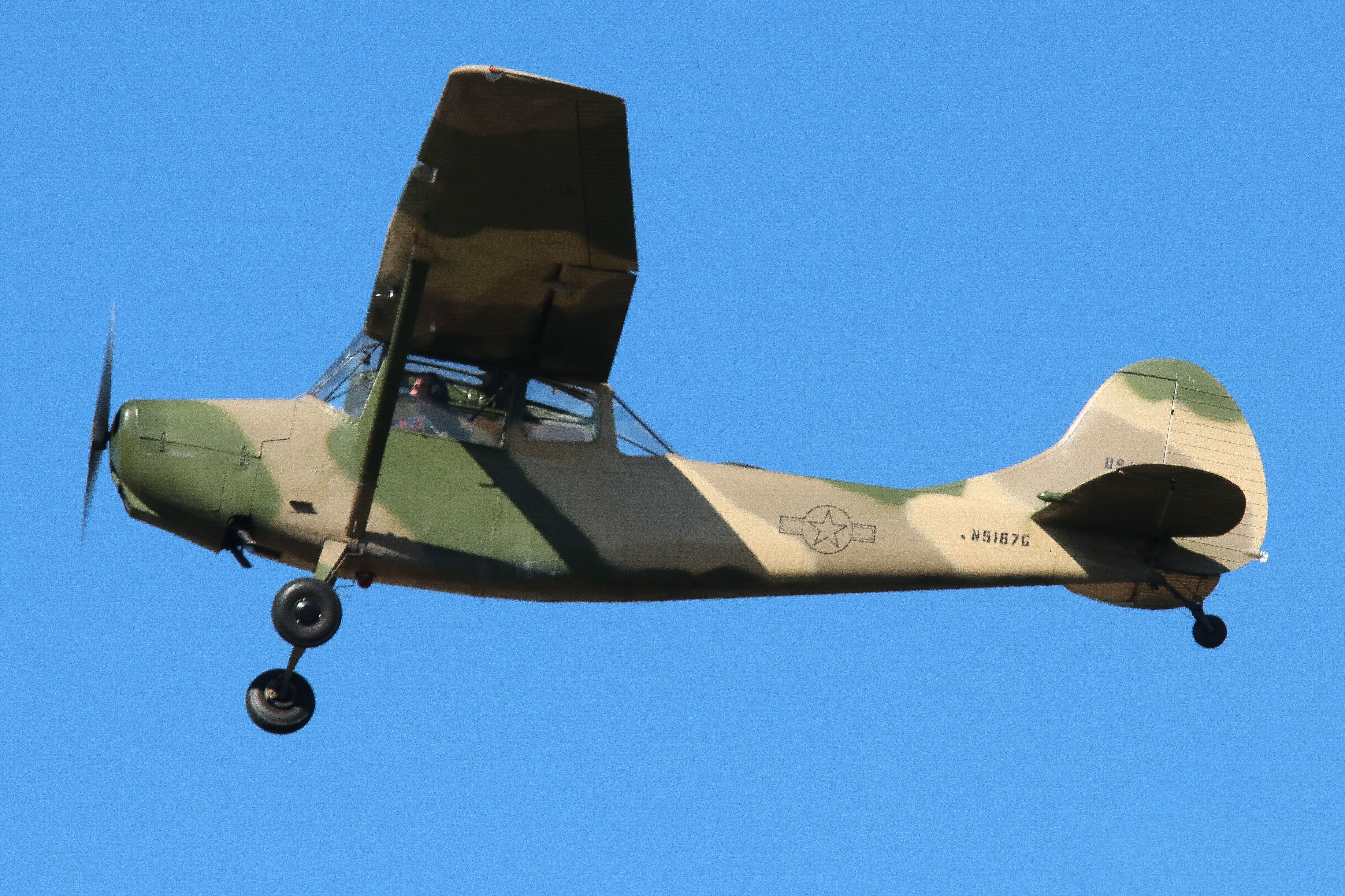 Full size: PRIVATE Cessna O1 Bird Dpg N5167G at Wings Field Airport