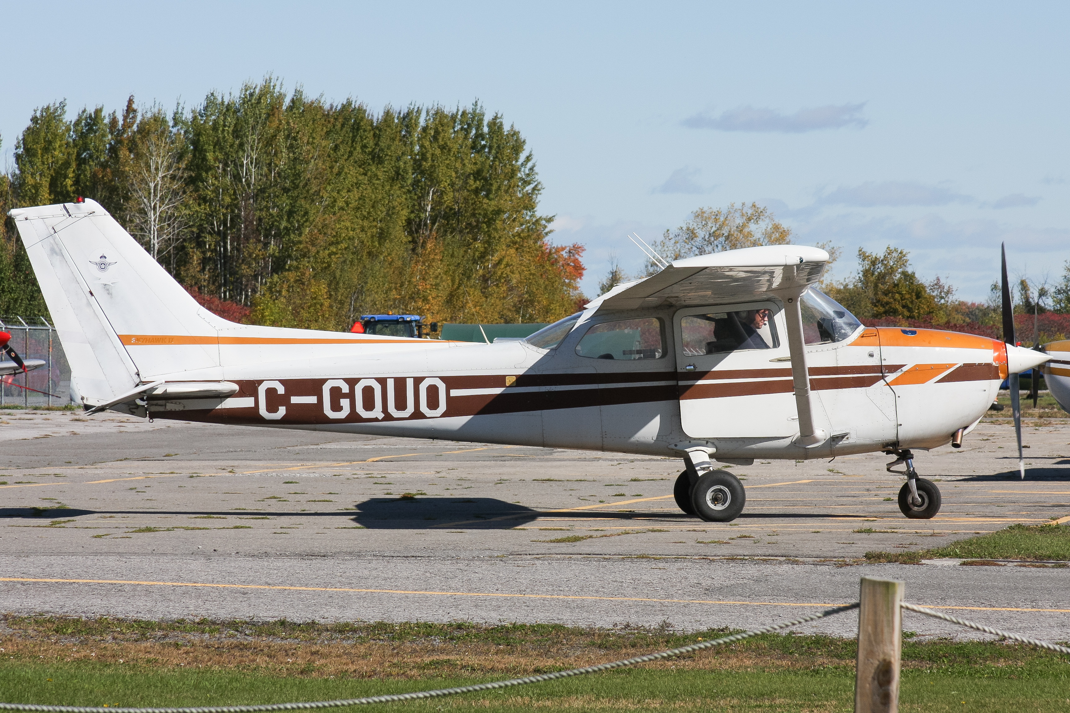 Full size: Rockcliffe Flying Club Cessna 172 C-GQUO at Ottawa / Rockcliffe Airport