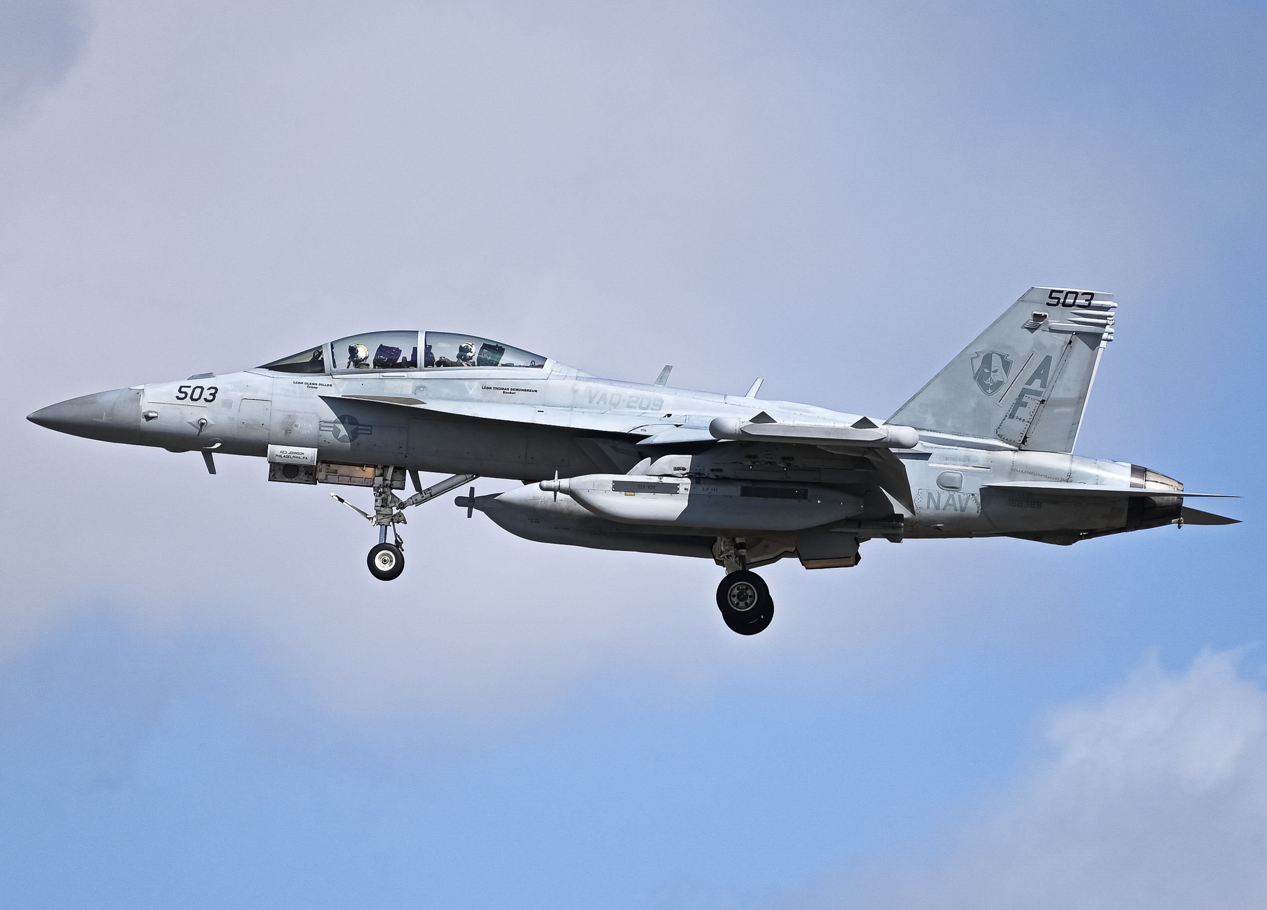 Full size: USN - United States Navy Boeing EA-18G Growler 168839 at North Island NAS