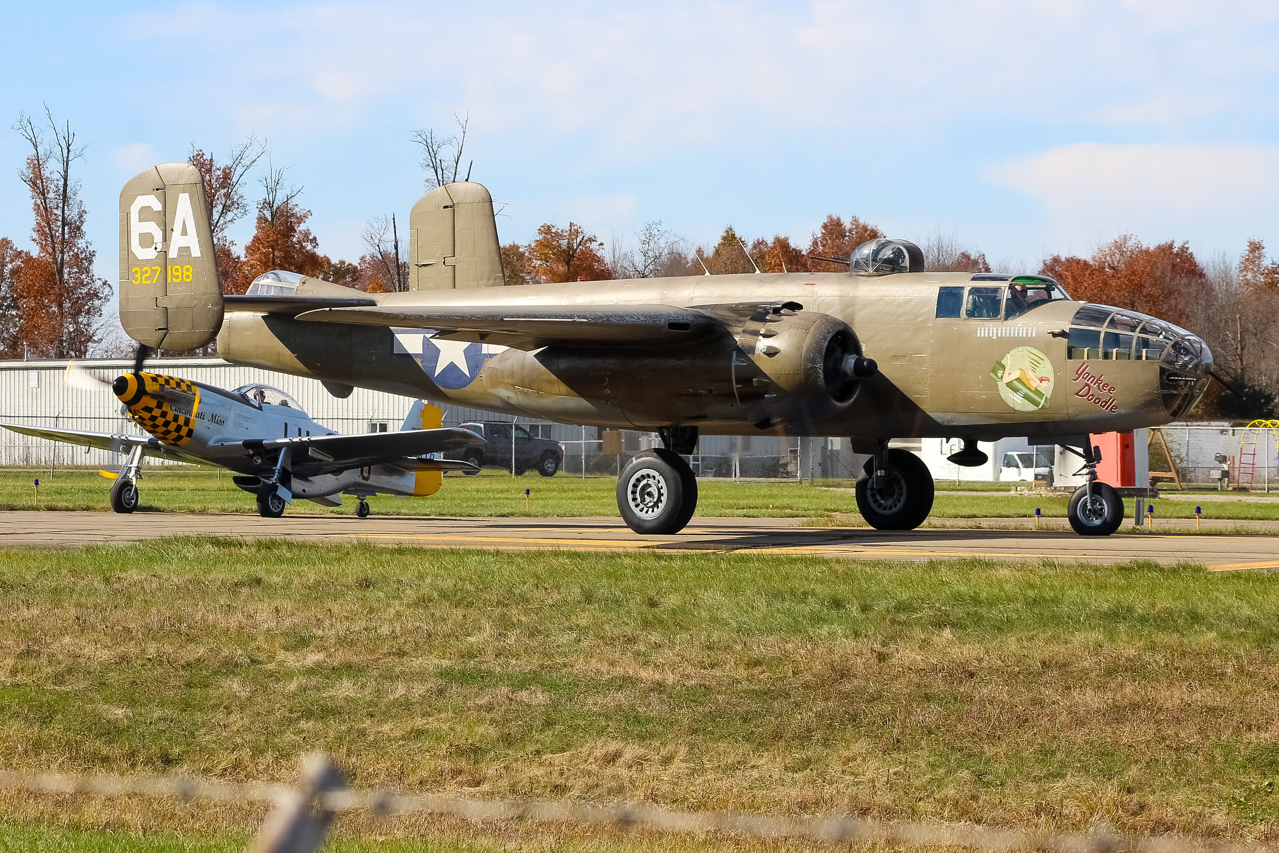 Full size: PRIVATE  North American B-25 Mitchell N898BW at Clermont County Airport