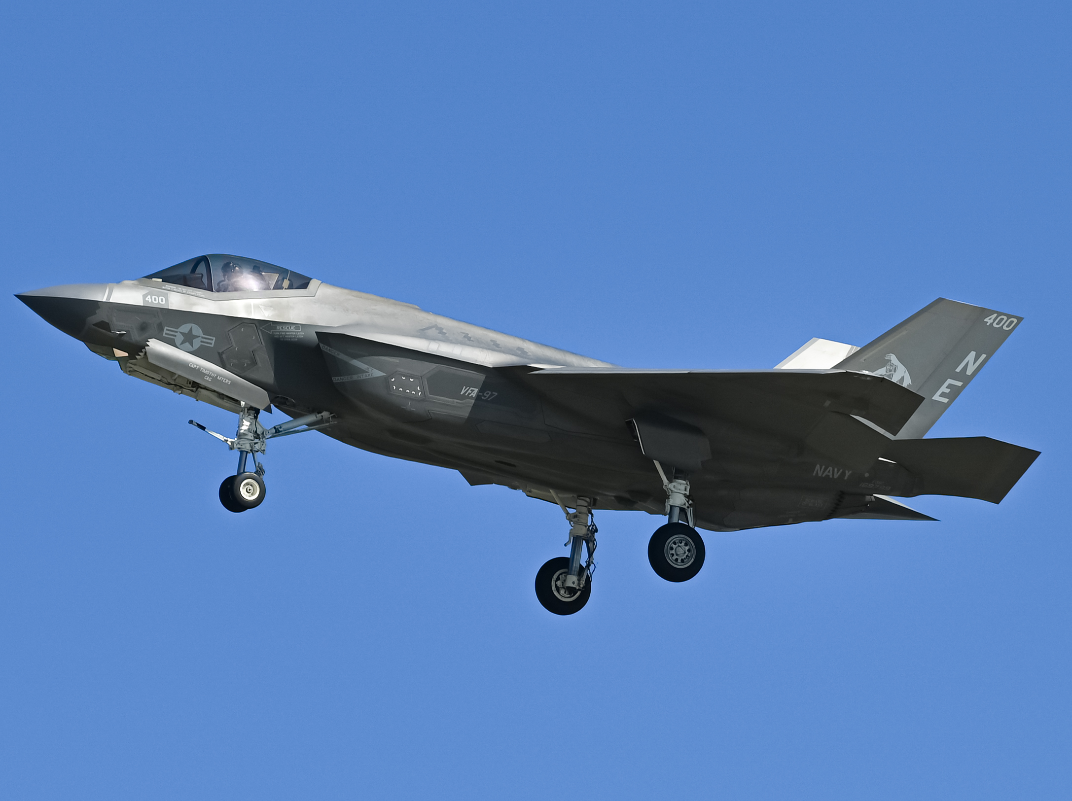 Full size: USN - United States Navy Lockheed Martin F-35 Lightning 169789 at North Island NAS
