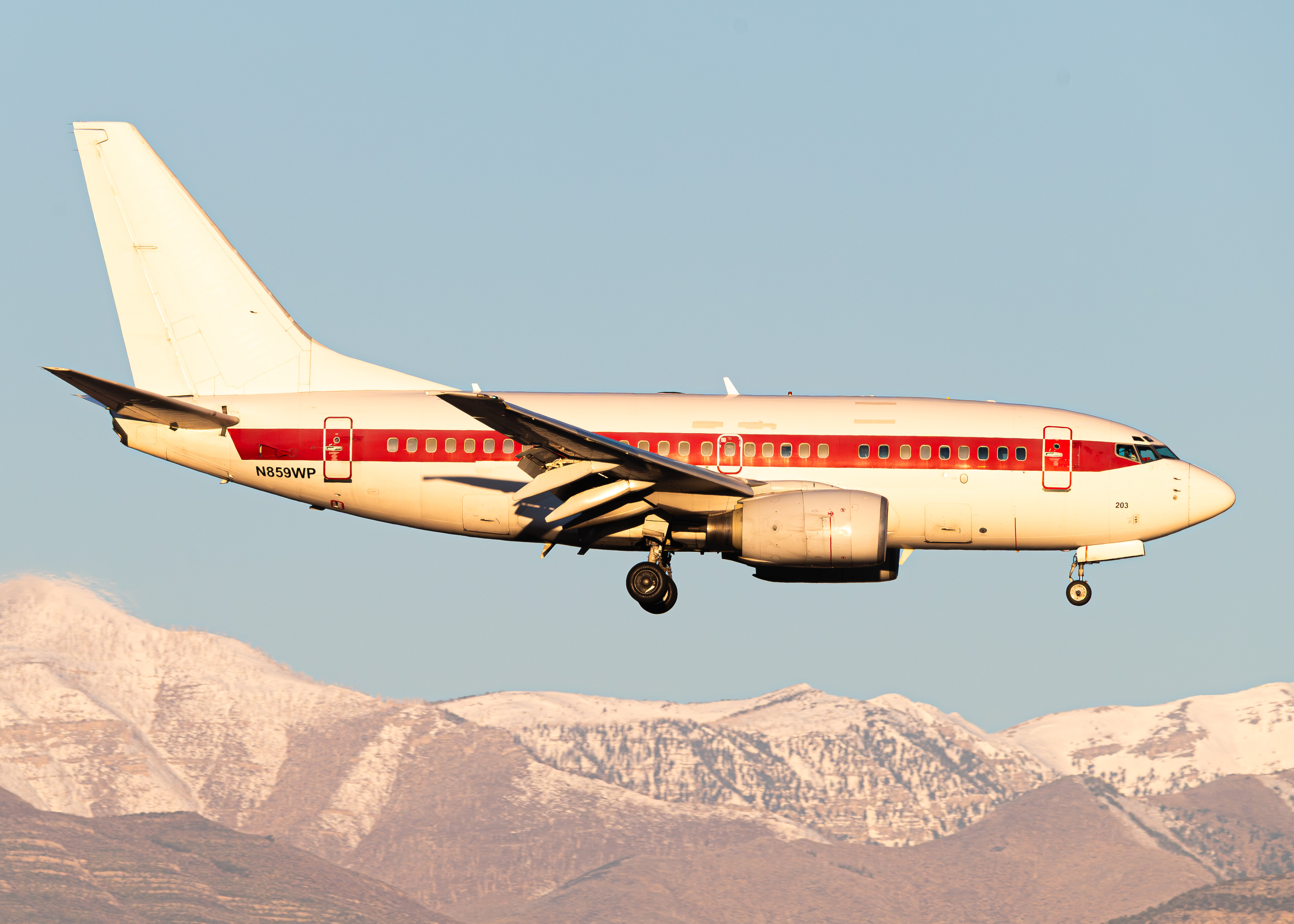 Full size: Janet Airlines Boeing 737-600 N859WP at Harry Reid International Airport