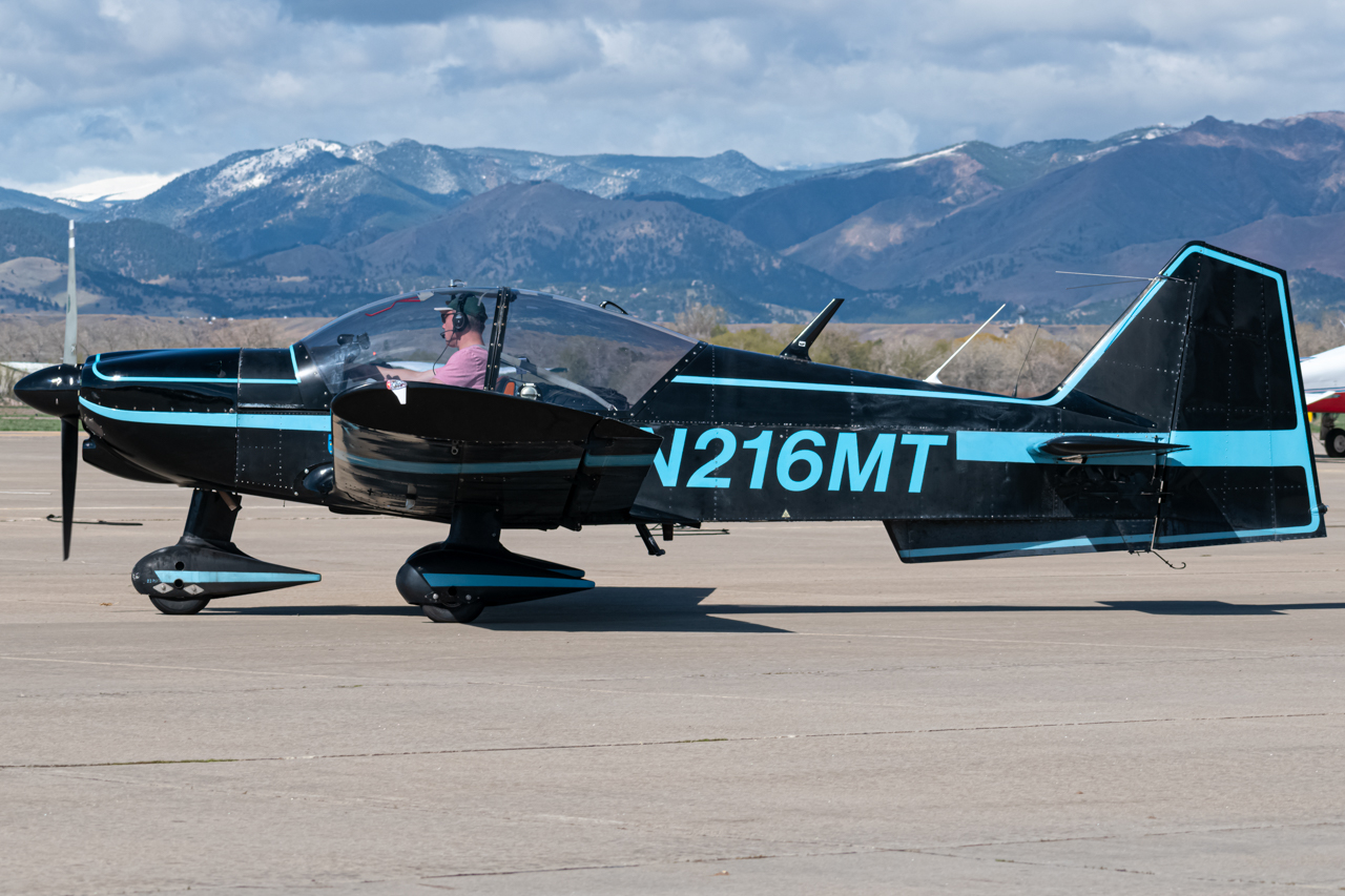 Full size: PRIVATE Robin 216 N216MT at Vance Brand Airport