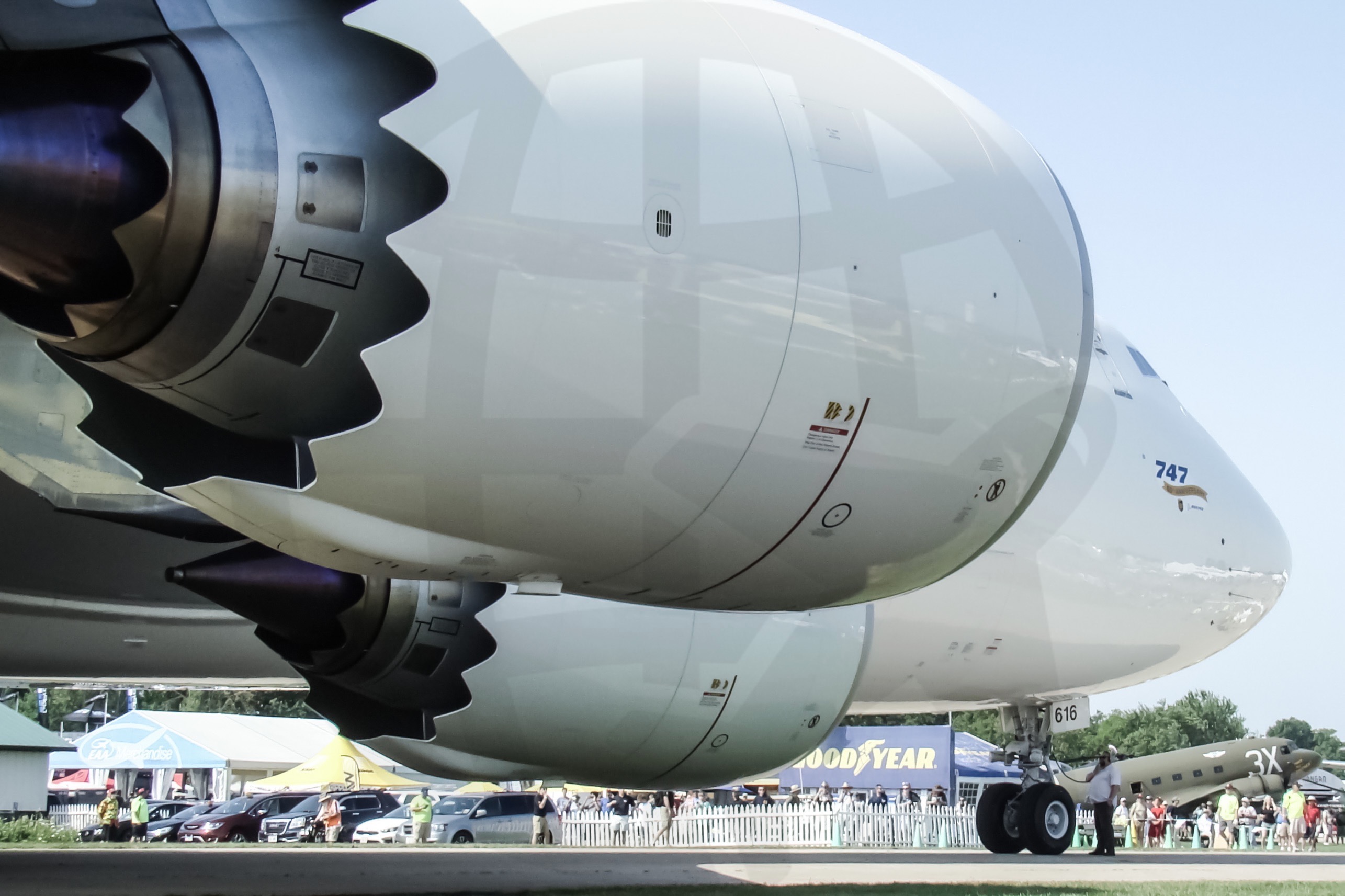 Full size: UPS Airlines Boeing 747-8F N616UP at Wittman Regional Airport