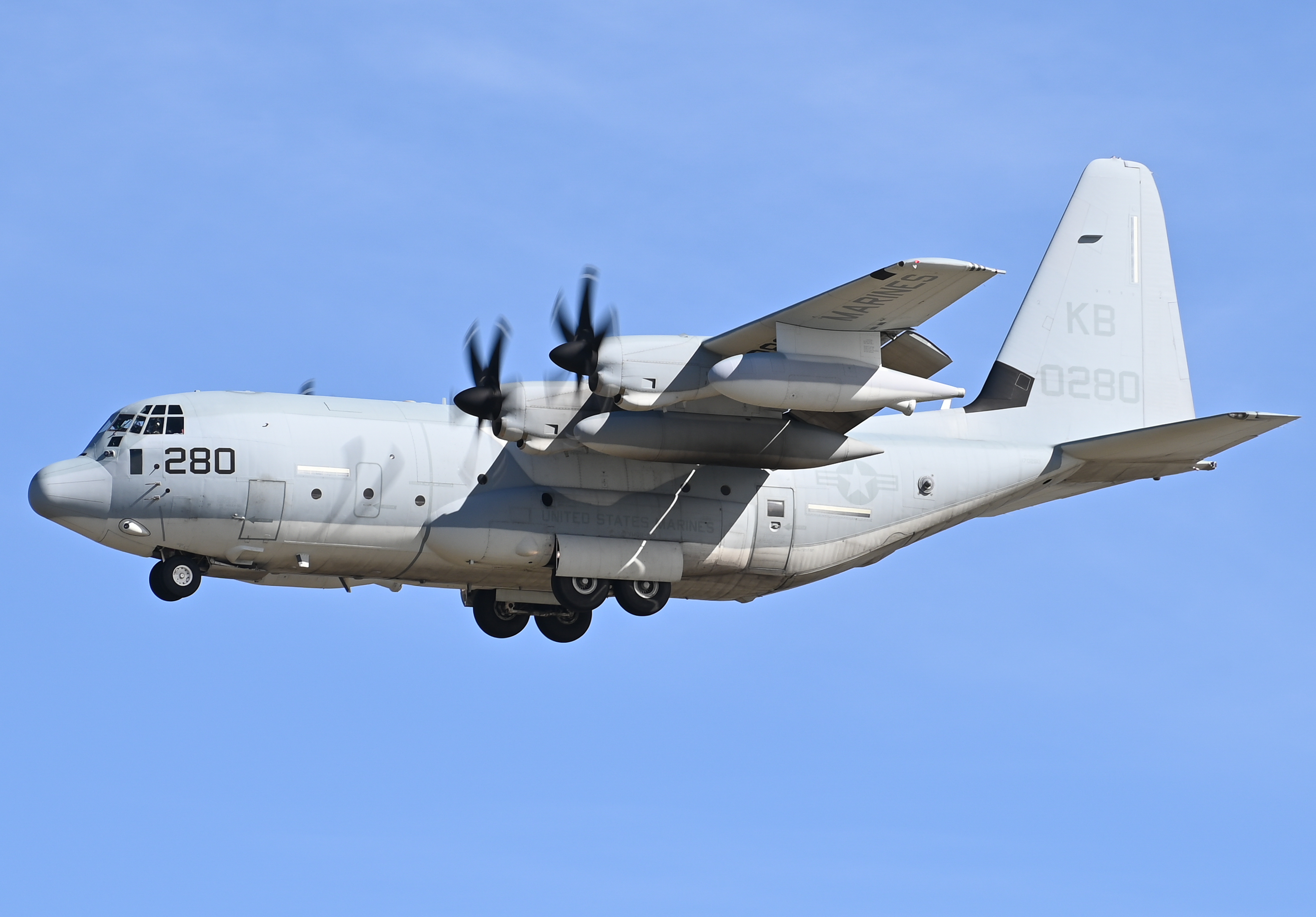 Full size: USMC - United States Marine Corp Lockheed Martin KC-130J Hercules 170280 at North Island NAS