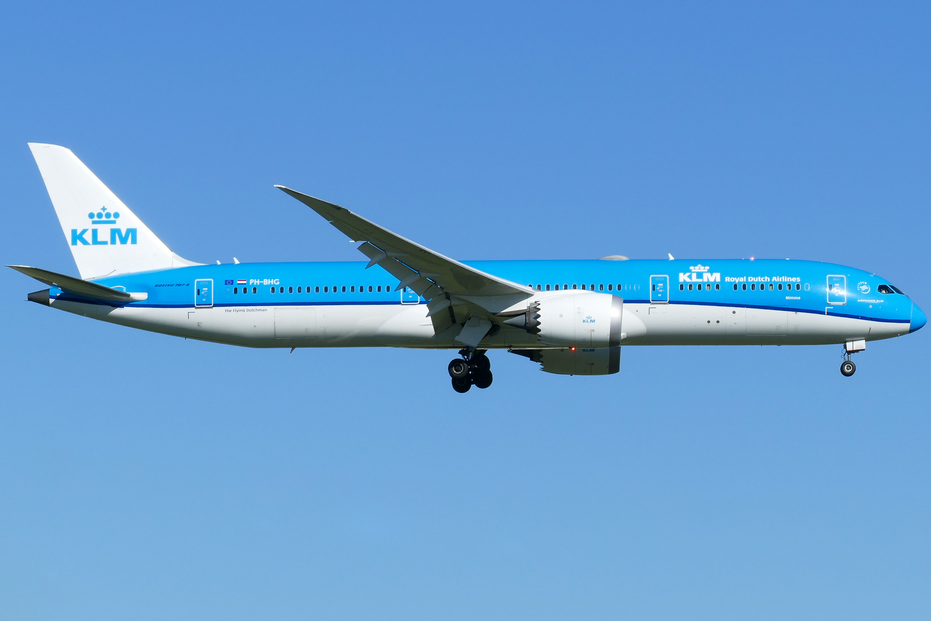 Full size: KLM Boeing 787-9 PH-BHG at Austin-Bergstrom International Airport