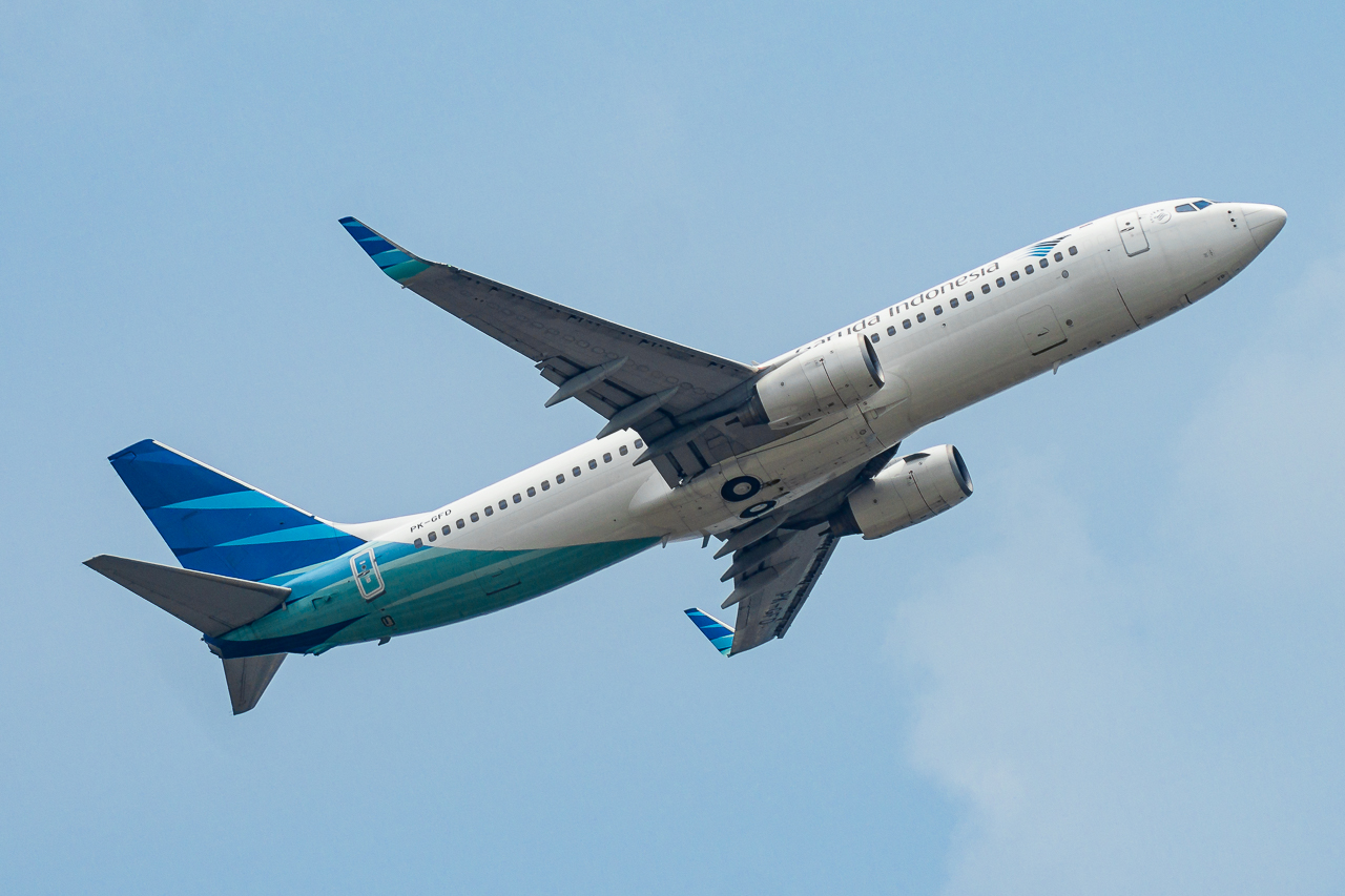 Full size: Garuda Indonesia Boeing 737-800 PK-GFD at Kuala Lumpur International Airport
