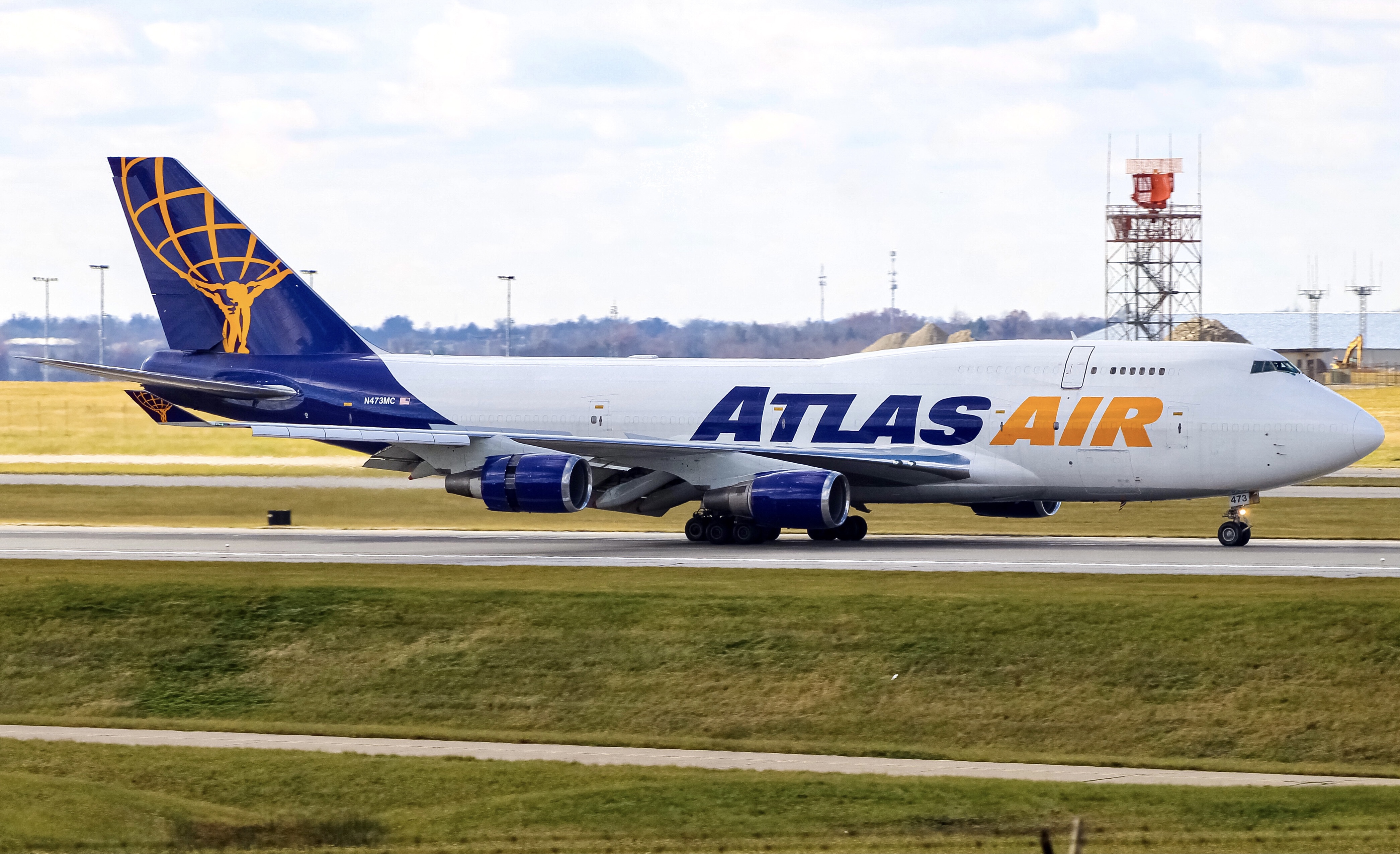 Full size: Atlas Air Boeing 747-400F N473MC at Cincinnati/Northern Kentucky International Airport