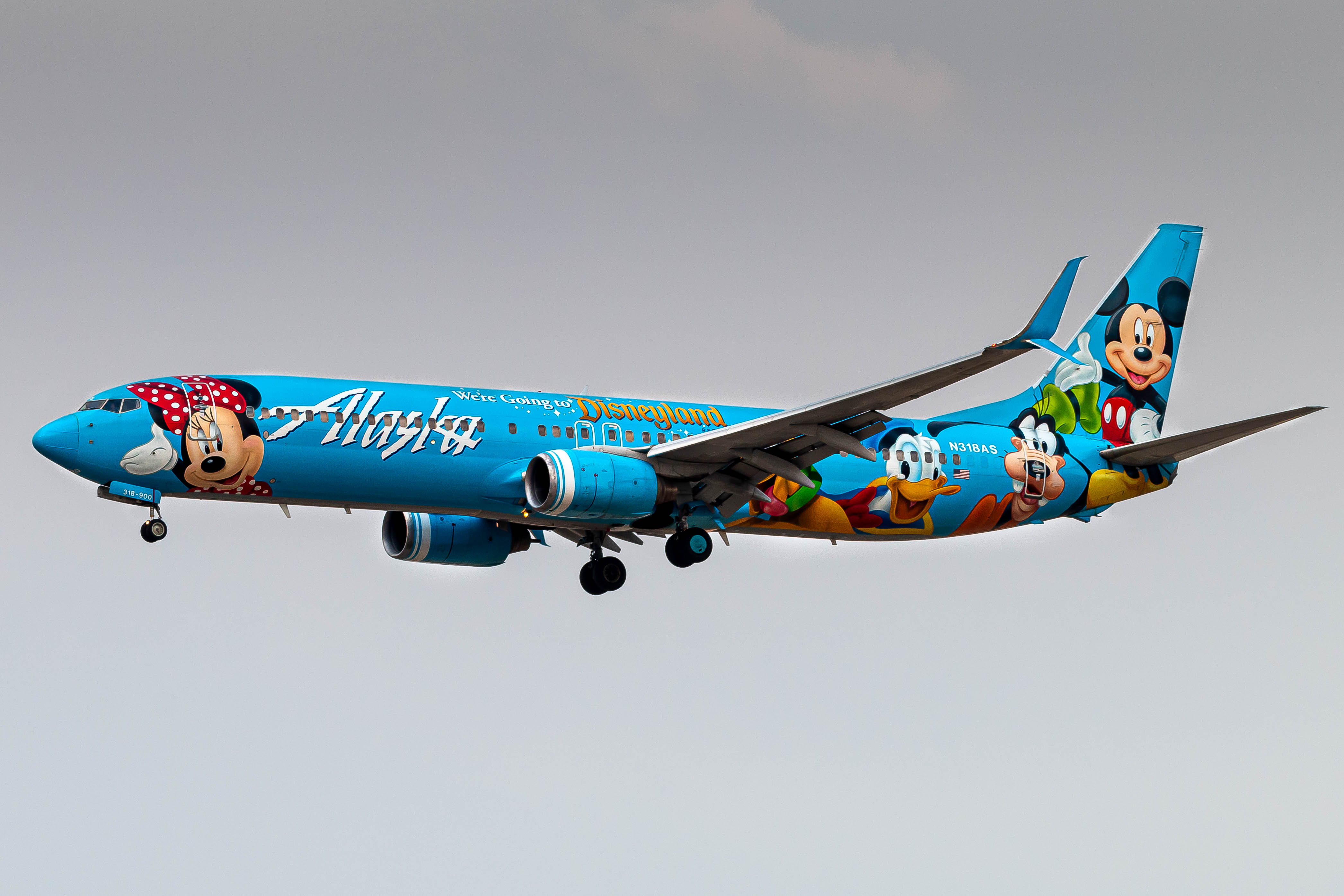 Full size: Alaska Airlines Boeing 737-900 N318AS at Boise Air Terminal/Gowen Field