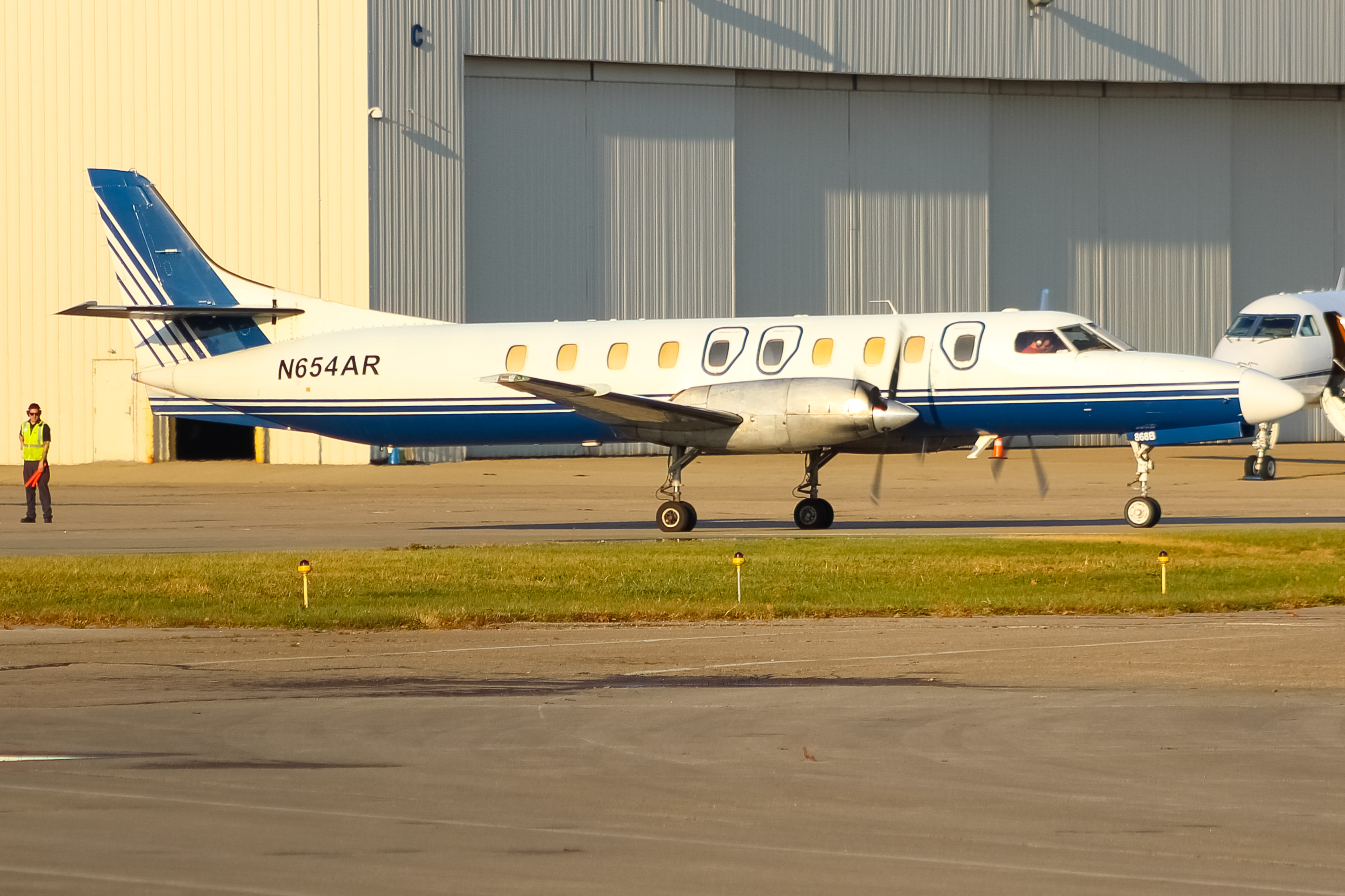 Full size: McNeely Charter Service  Fairchild C-26 Metroliner N654AR at Cincinnati Municipal Airport/Lunken Field