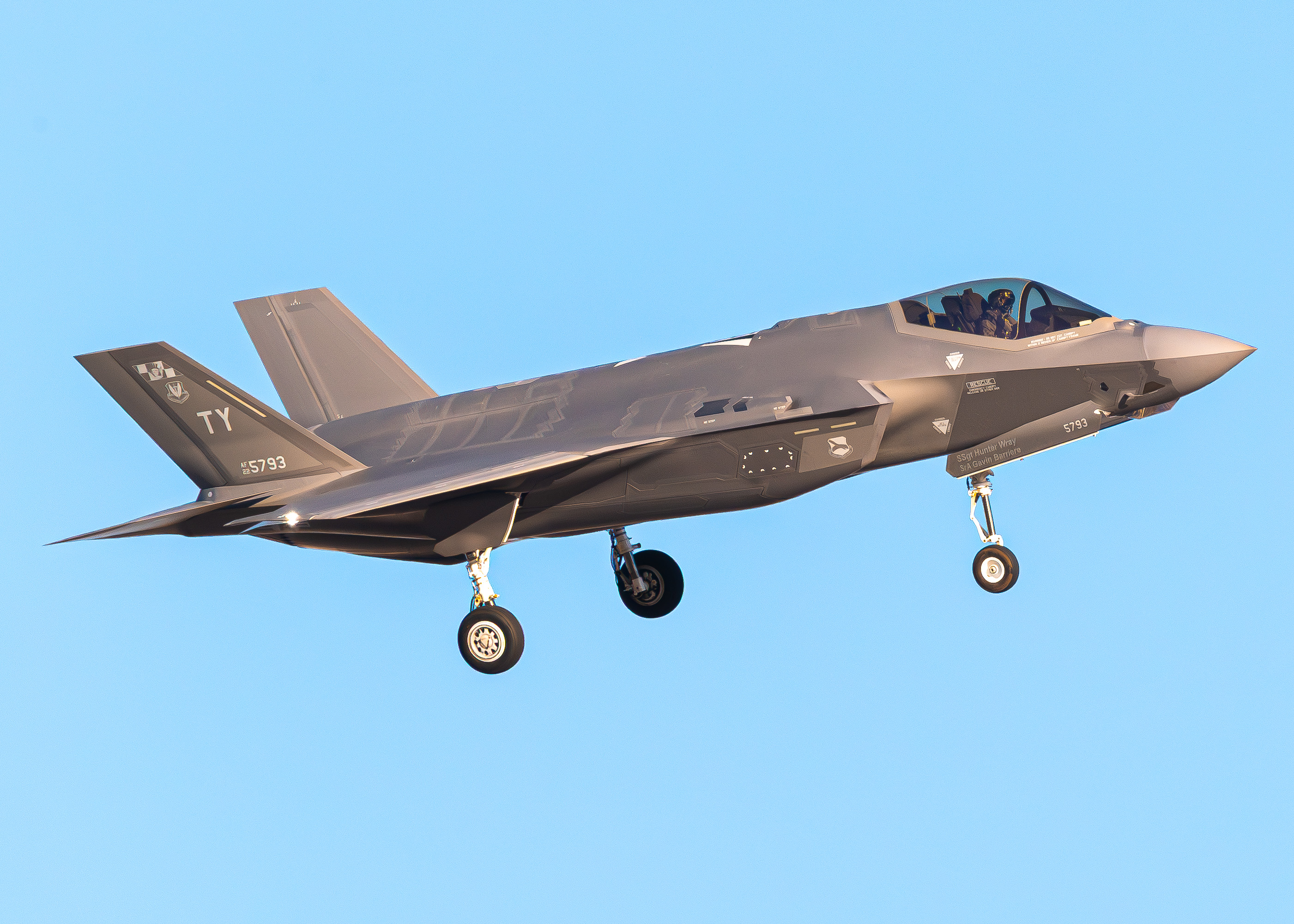 Full size: USAF - United States Air Force Lockheed Martin F-35 Lightning 22-5793 at Nellis Air Force Base