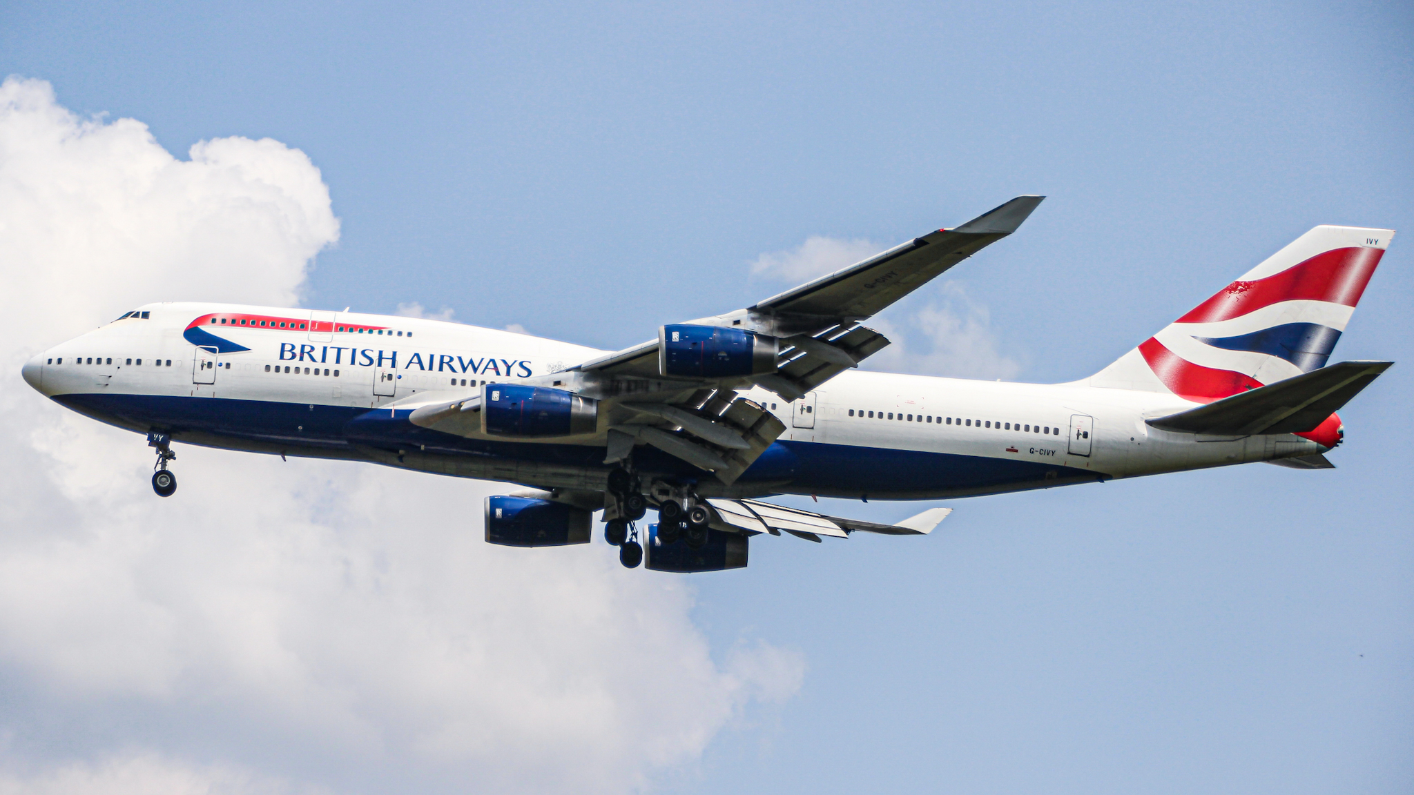 Full size: British Airways Boeing 747-400 G-CIVY at Washington Dulles International Airport