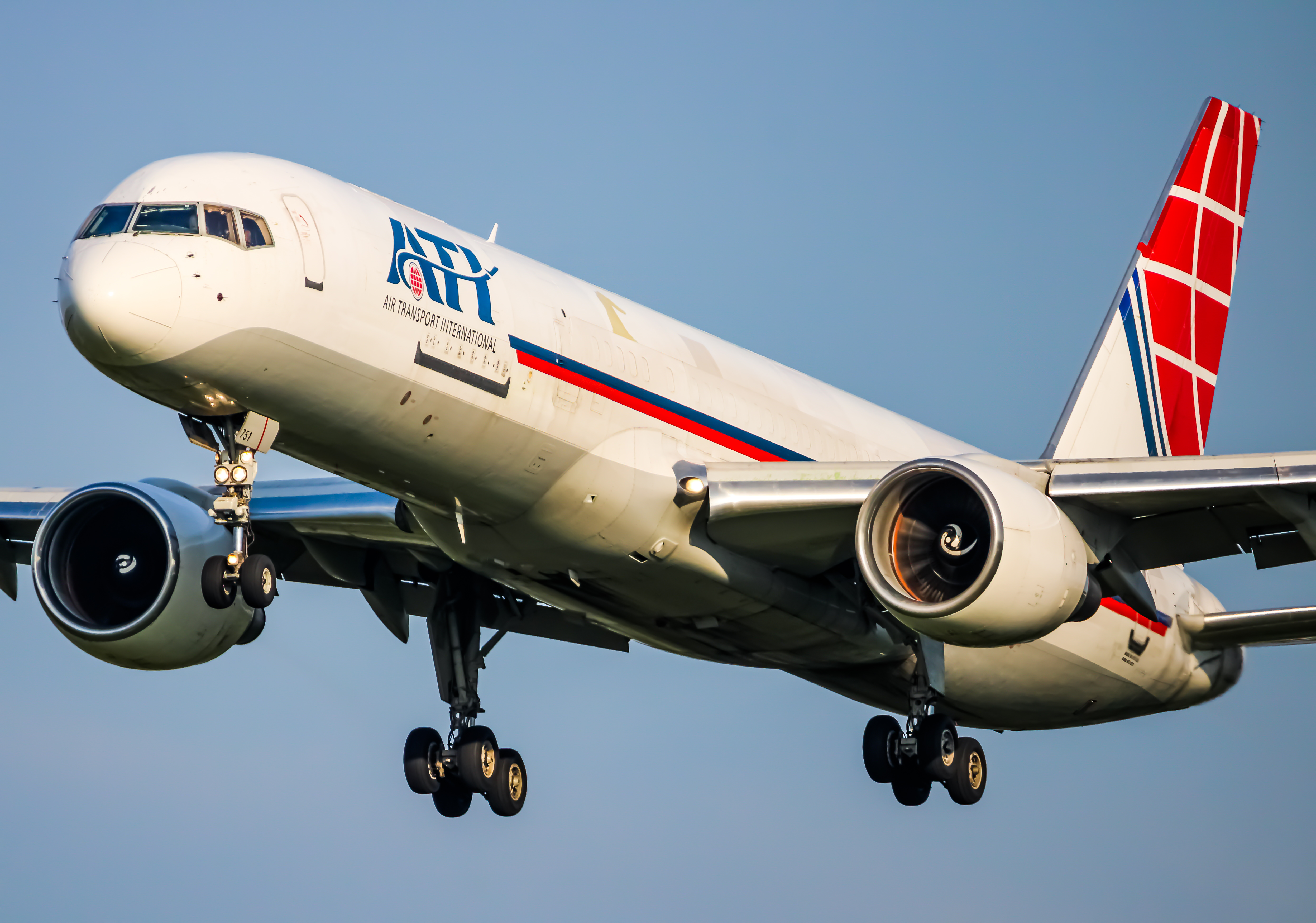 Full size: Air Transport International Boeing 757-200F N751CX at Baltimore/Washington International Thurgood Marshall Airport
