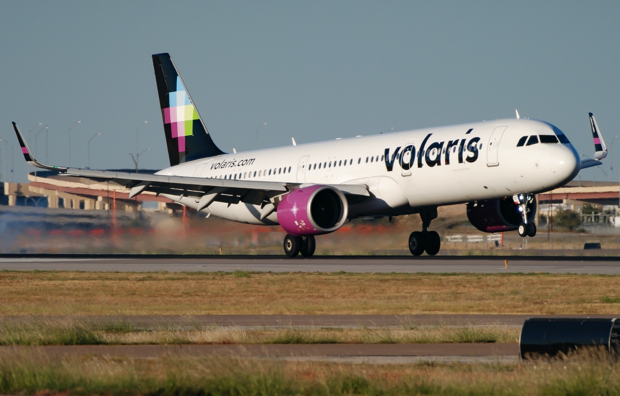 Full size: Volaris Airbus A321NEO N537VL at Dallas-Fort Worth International Airport