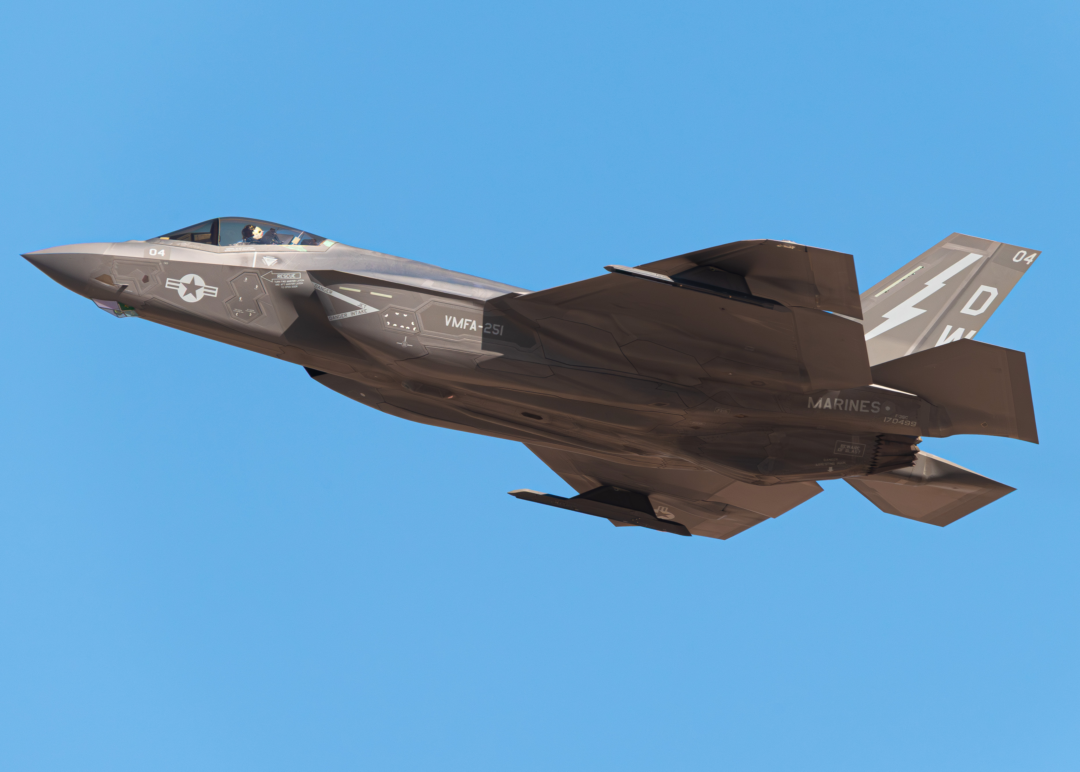Full size: USMC - United States Marine Corp Lockheed Martin F-35 Lightning 170499 at Naval Air