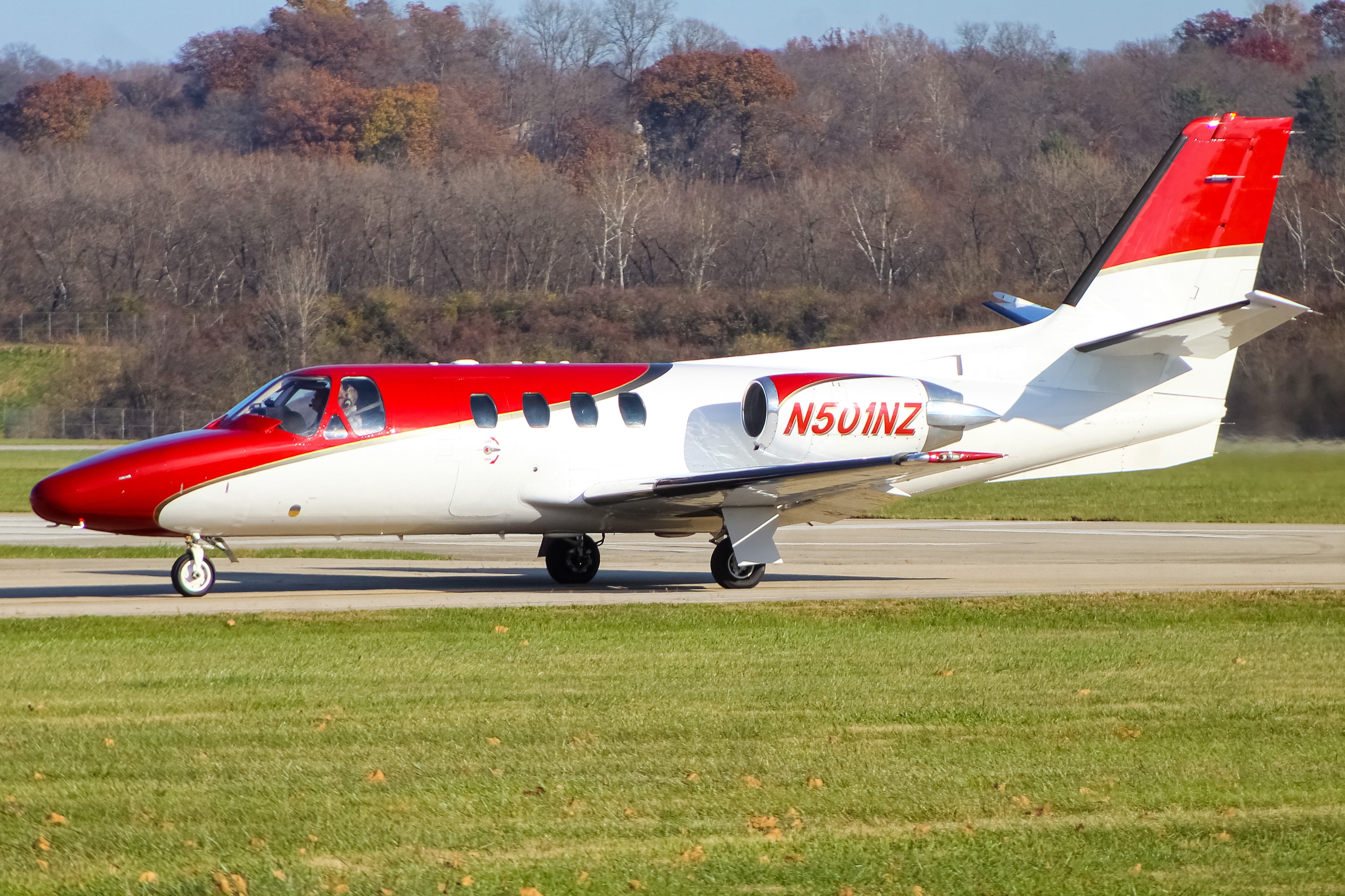 Full size: PRIVATE  Cessna Citation 501 N501NZ at Cincinnati Municipal Airport/Lunken Field