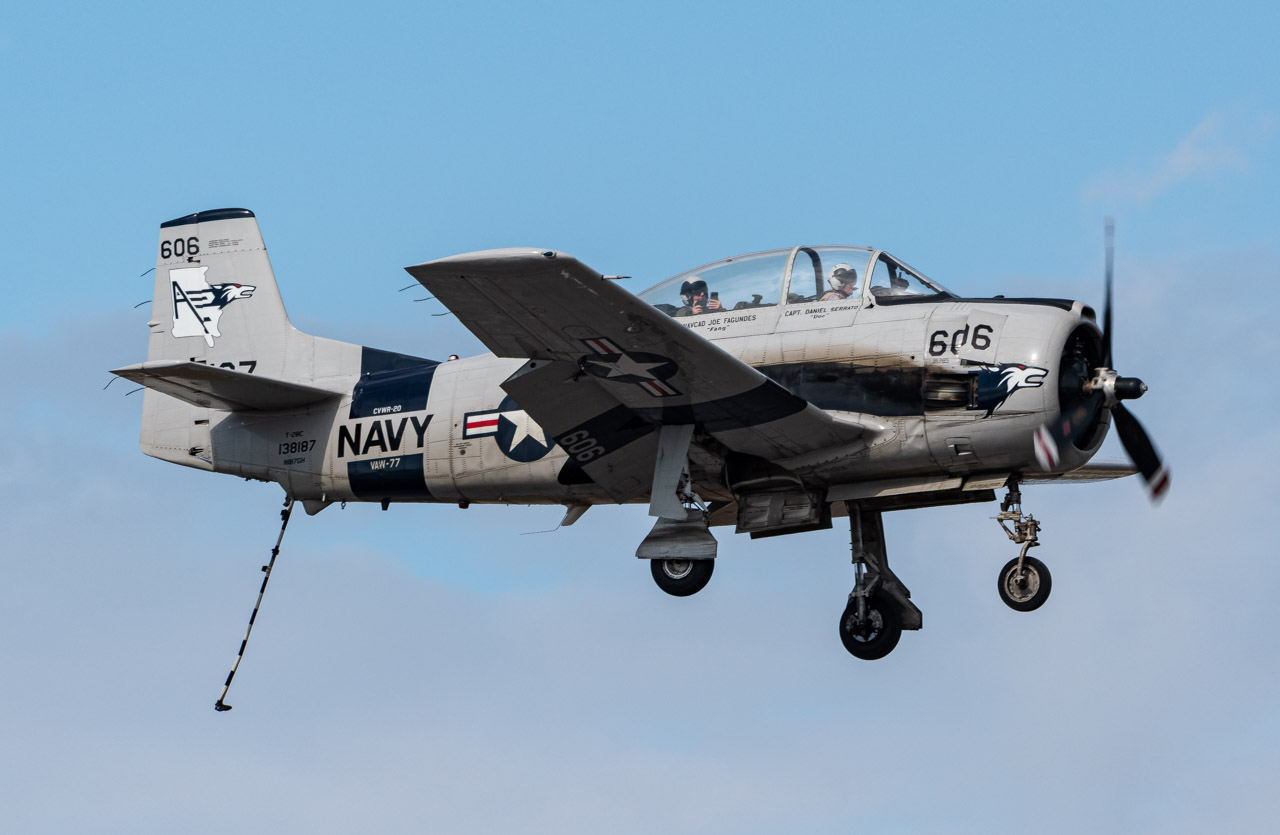 Full size: PRIVATE T-28C Trojan N187GH at Pamplona Airport
