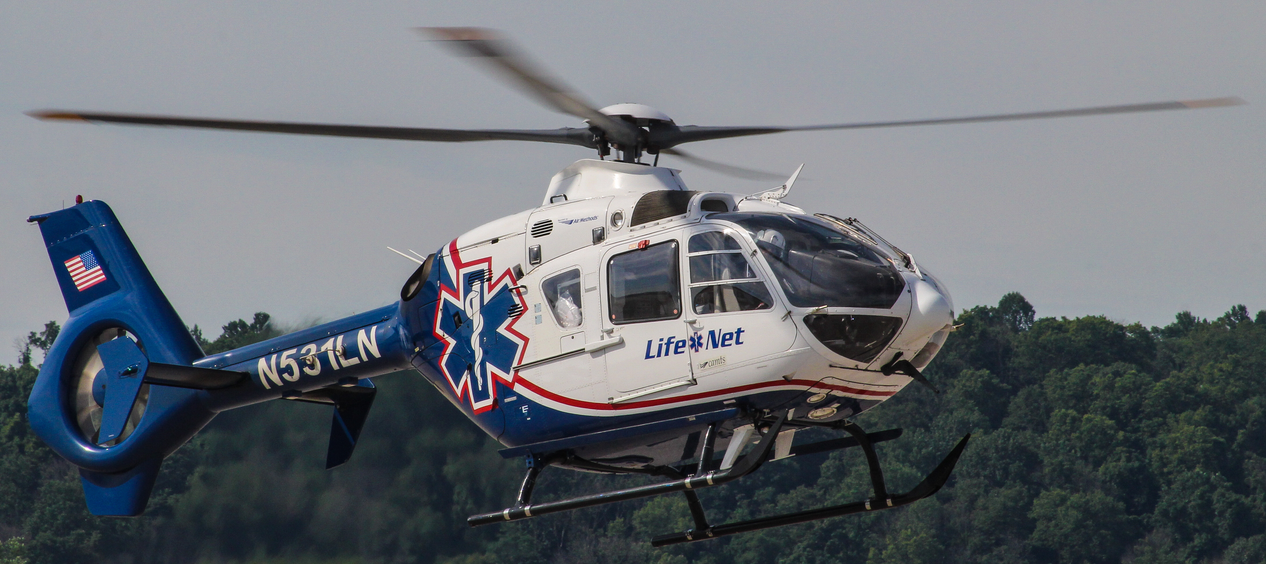 Full size: LifeNet Eurocopter EC-135 N531LN at Harrisburg International Airport