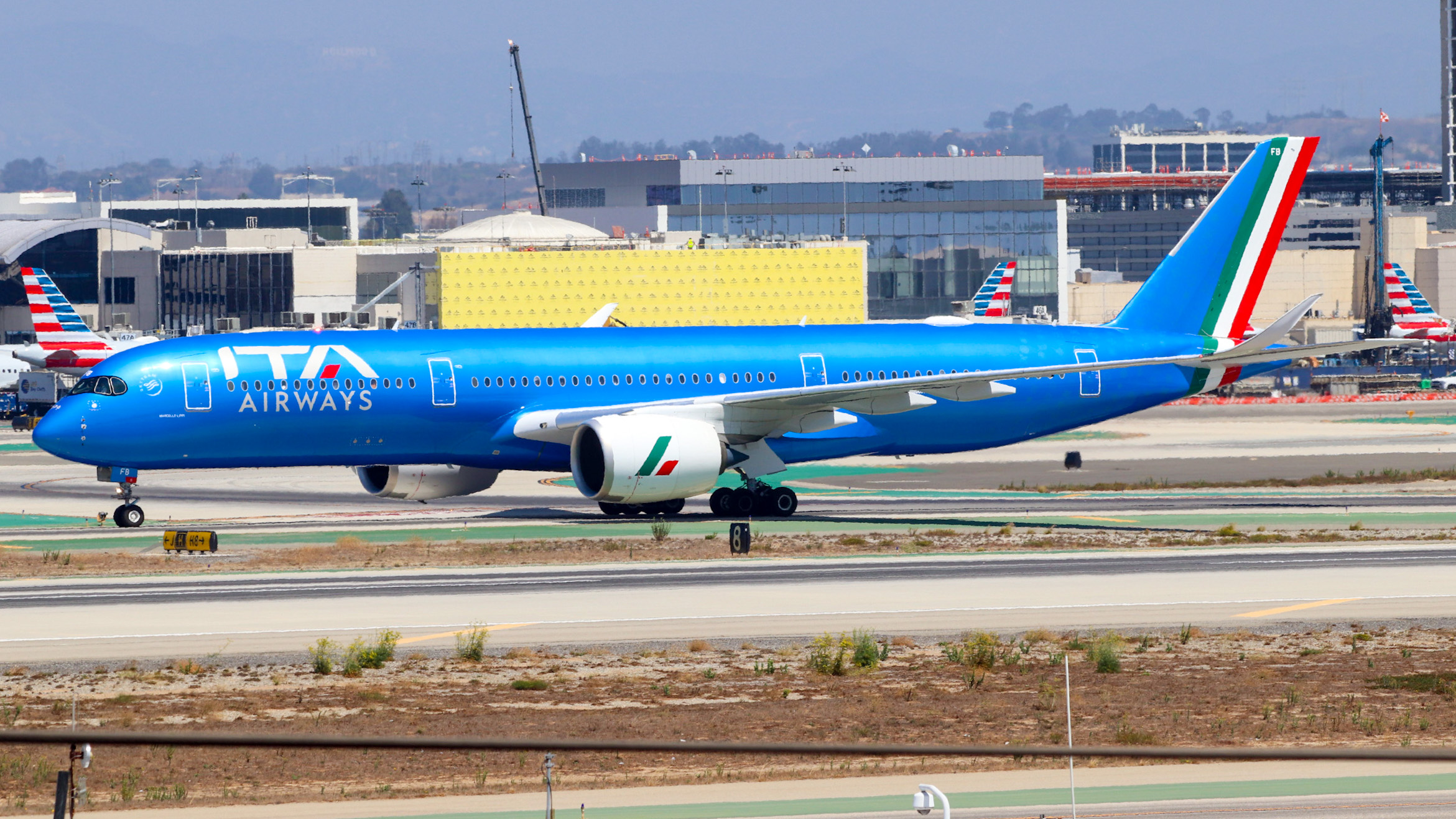 Full size: ITA Airways Airbus A350-900 EI-IFB at Los Angeles International Airport