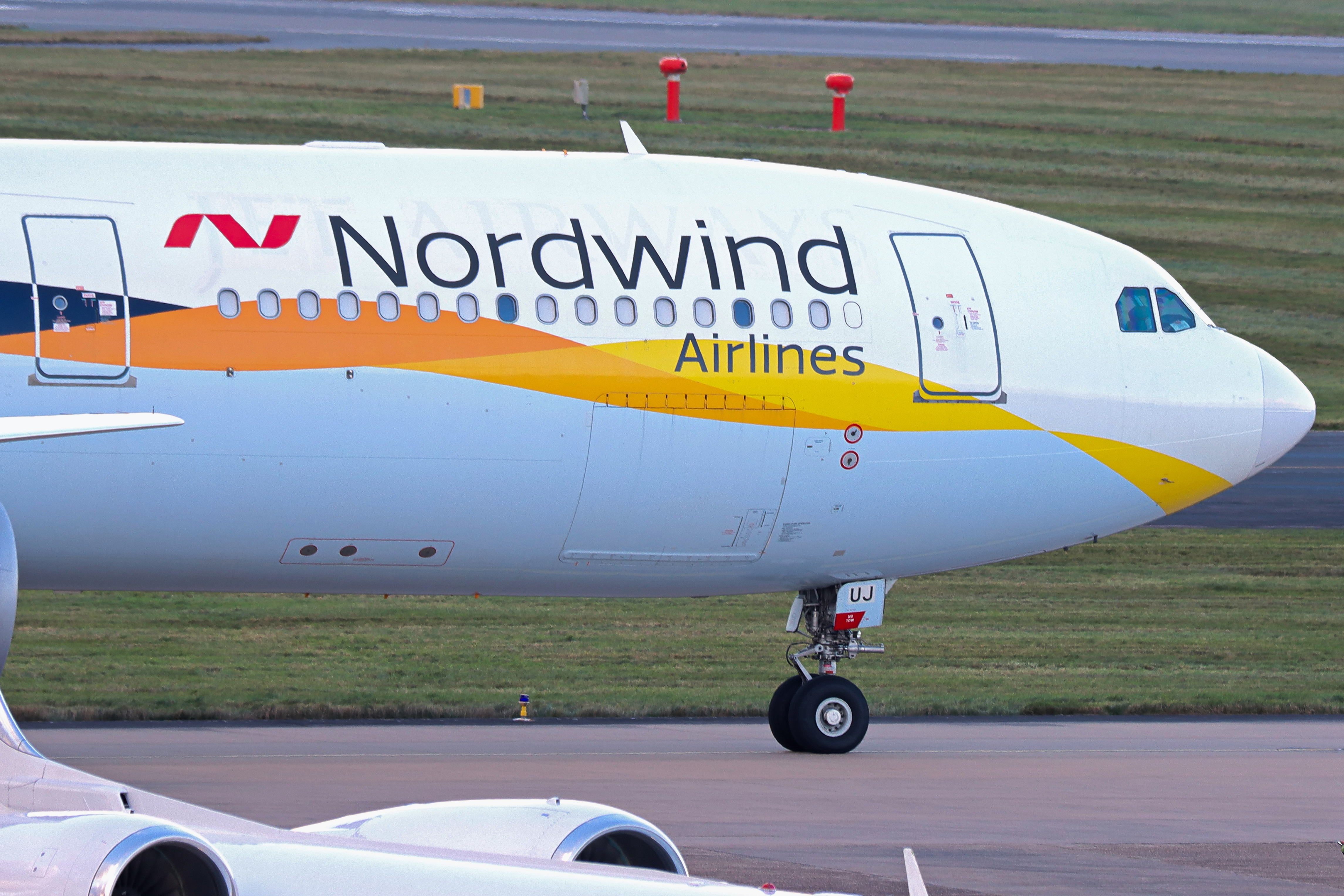 Full size: Nordwind Airlines Airbus A330-300 VP-BUJ at Birmingham Airport