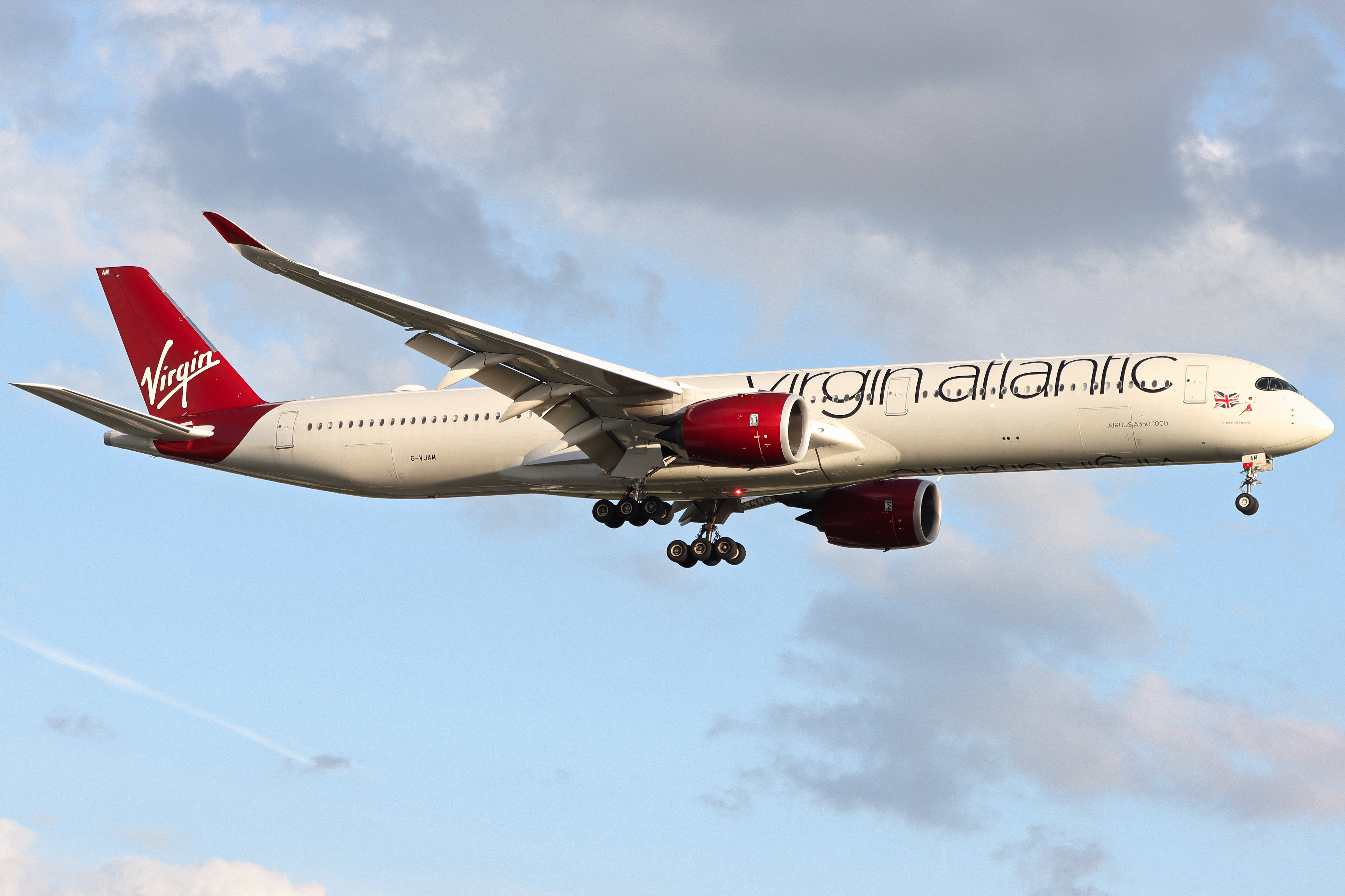 Full size: Virgin Atlantic Airbus A350-1000 G-VJAM at London Heathrow International Airport