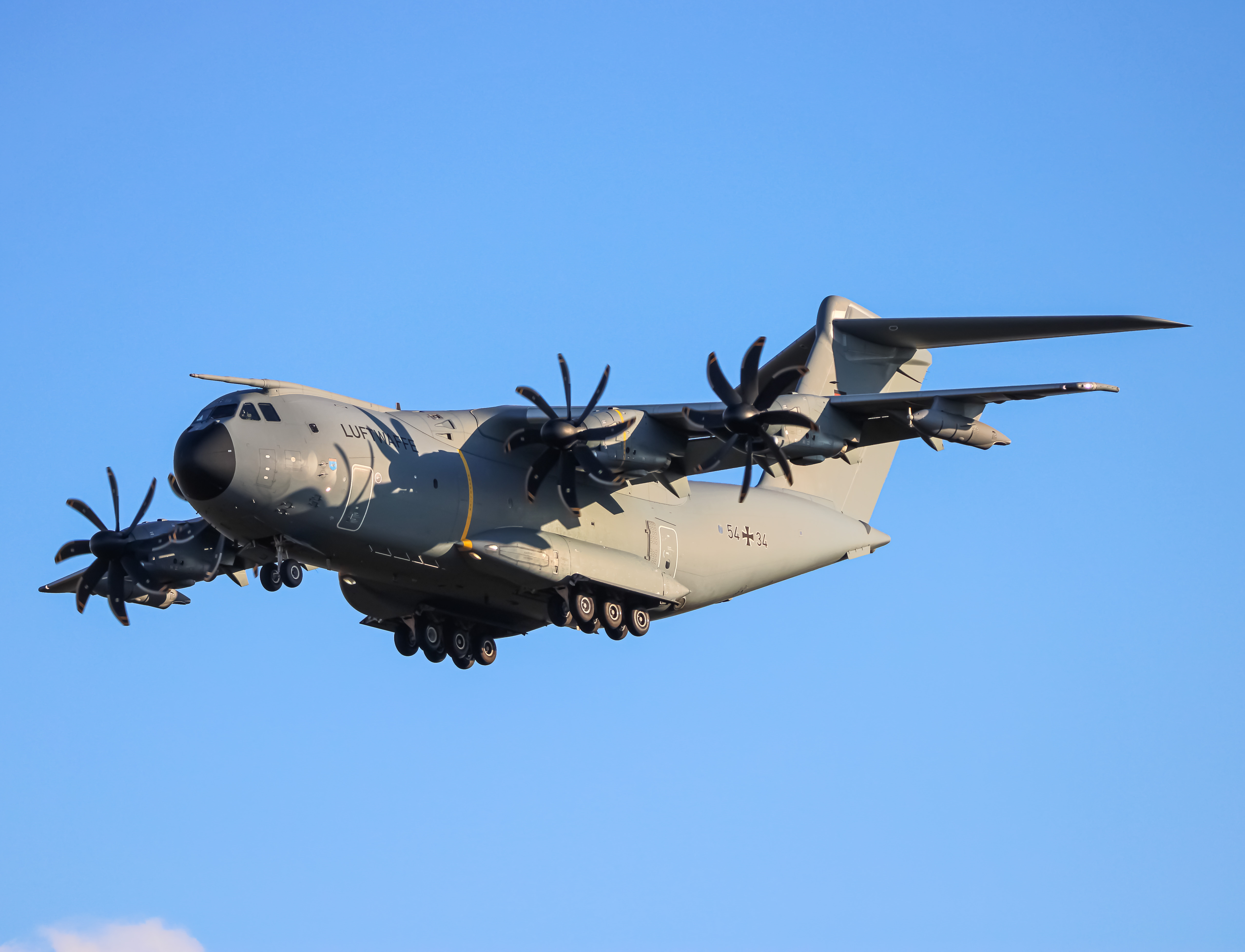 Full size: German Air Force Airbus A400M 54+34 at Washington Dulles International Airport