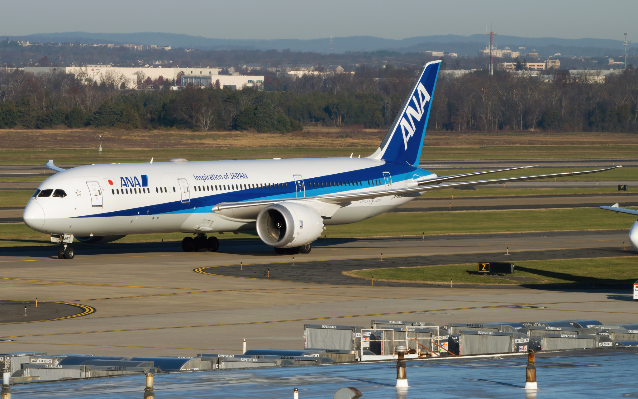 Full size: All Nippon Airways Boeing 787-9 JA892A at Washington Dulles International Airport