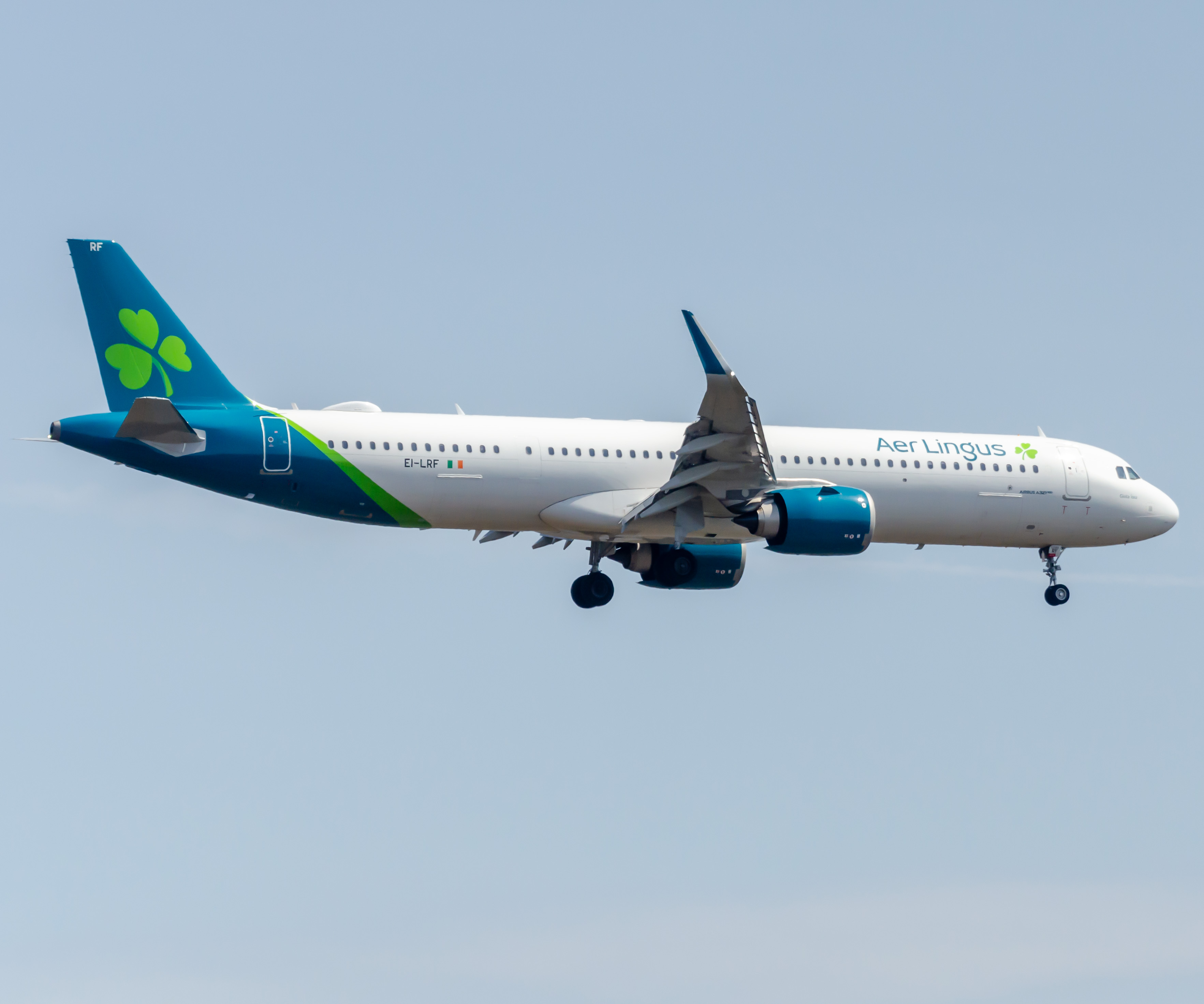 Full size: Aer Lingus Airbus A321NEO EI-LRF at John F. Kennedy International Airport
