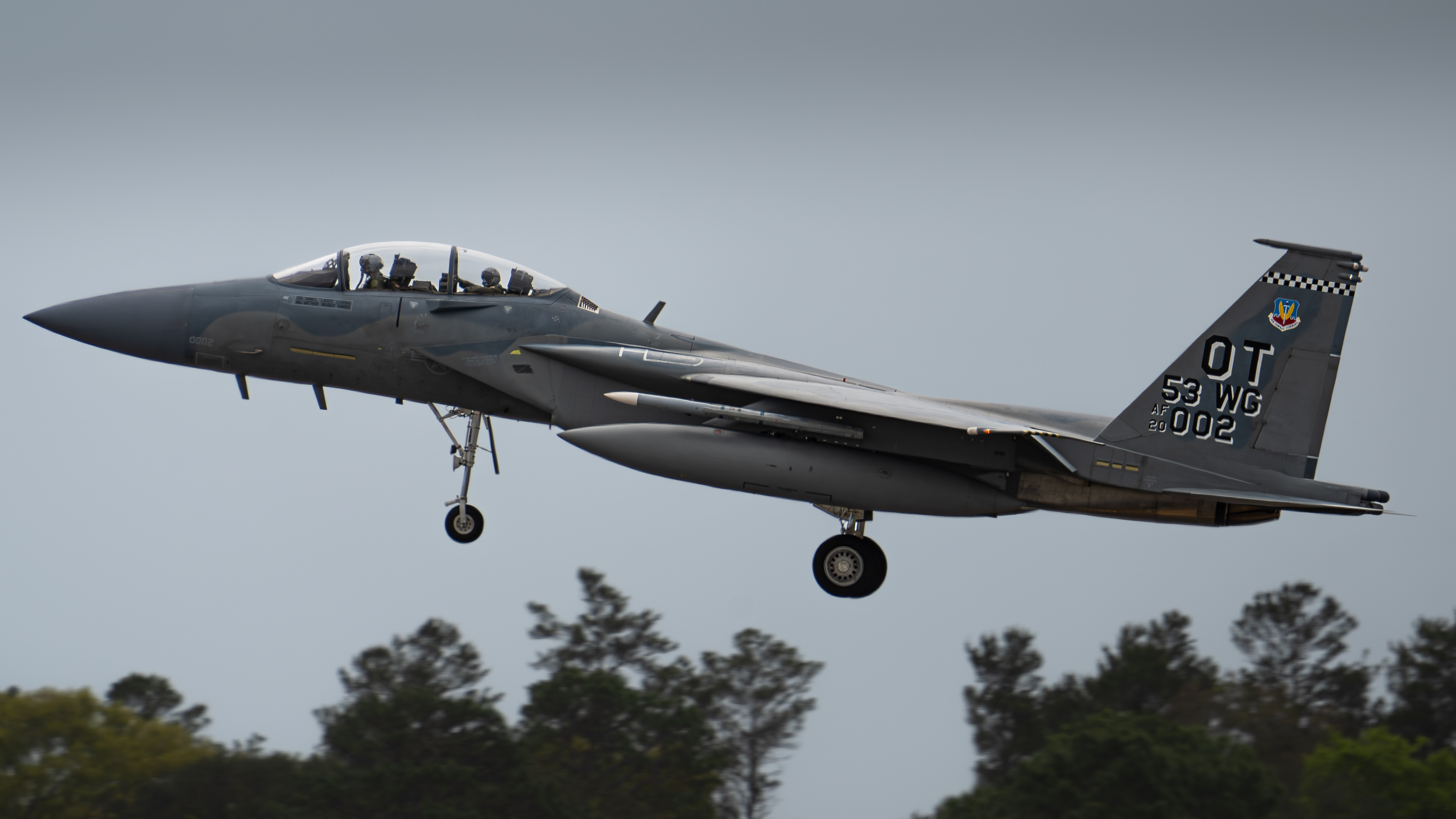 Full size: USAF - United States Air Force McDonnell Douglas F-15 Eagle 20-0002 at Eglin Air Force Base/Destin-Fort Walton Beach Airport