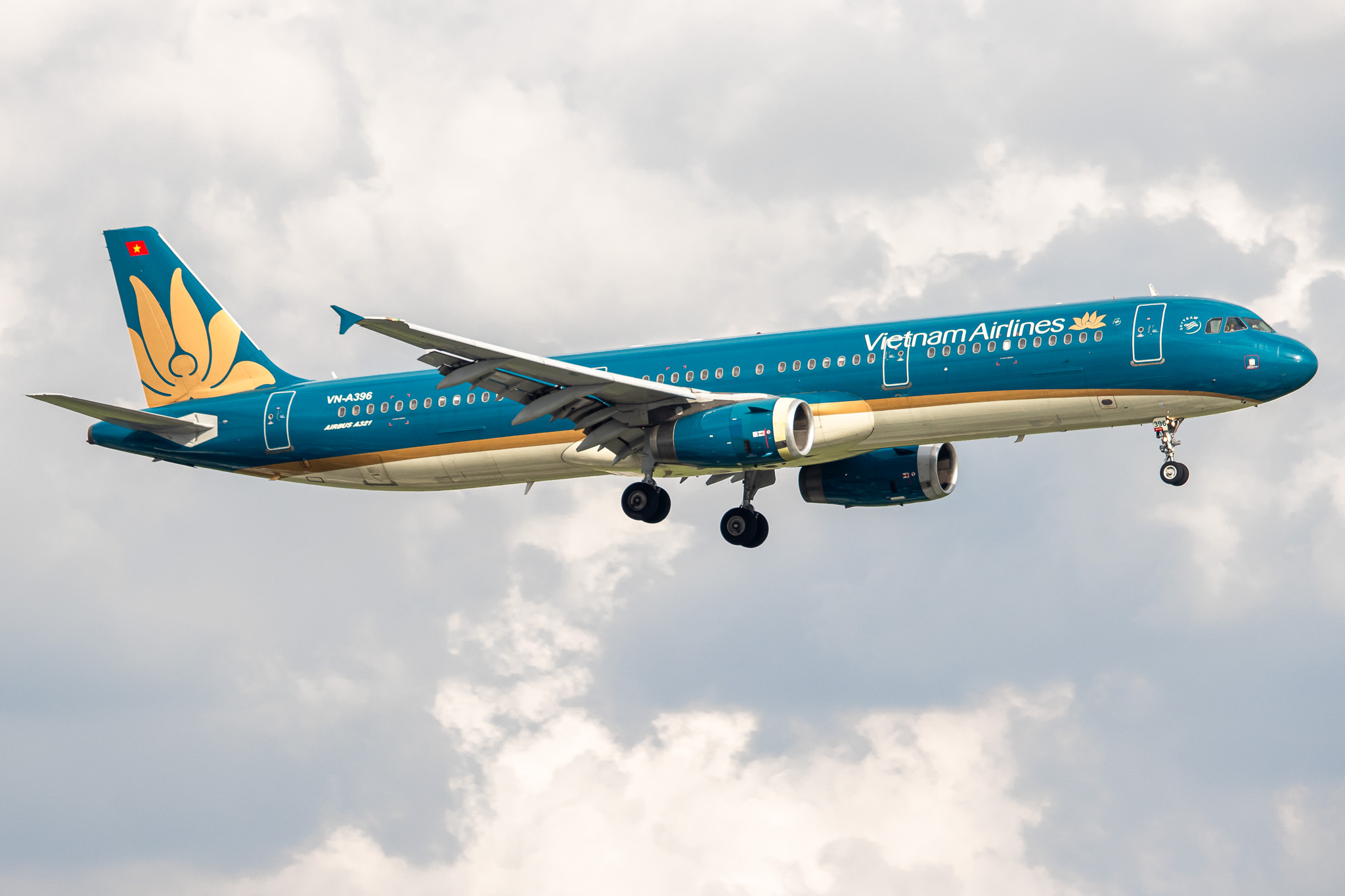 Full size: Vietnam Airlines Airbus A321-200 VN-A396 at Tan Son Nhat International Airport