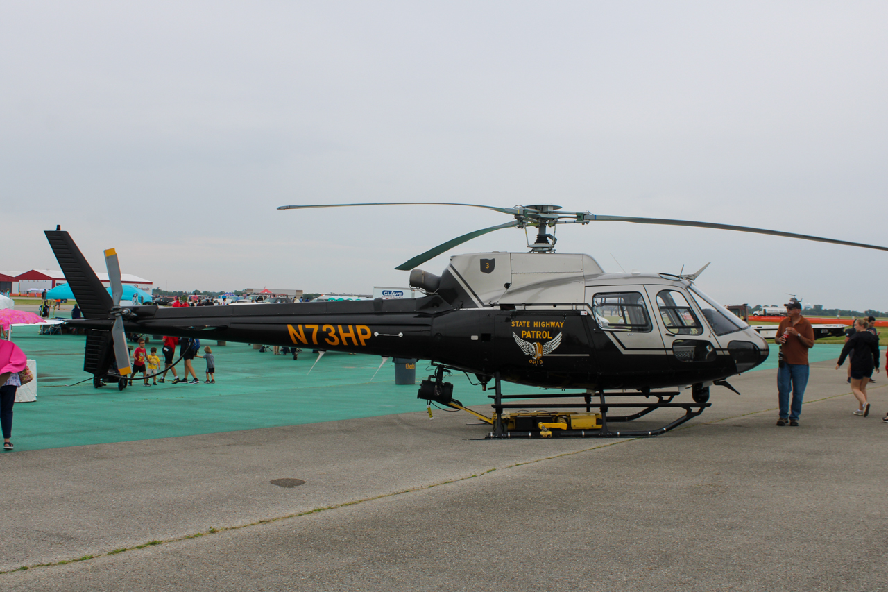Full size: Ohio State Highway Patrol Airbus Helicopters H125 N73HP at James M Cox Dayton International Airport