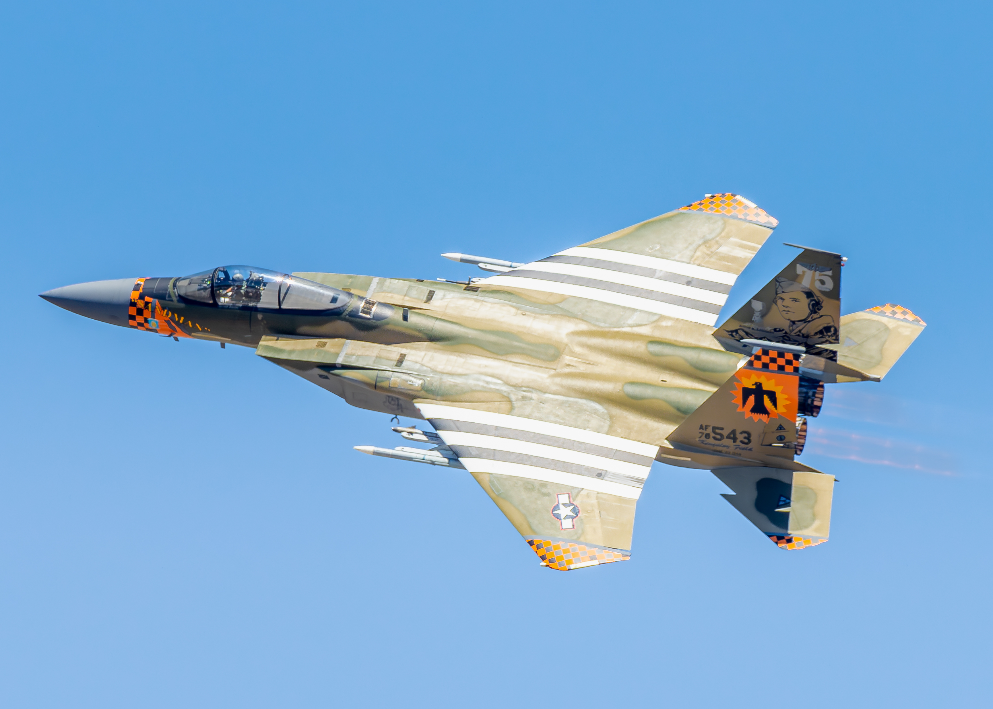Full size: Oregon Air National Guard McDonnell Douglas F-15 Eagle 78-0543 at Klamath Falls Airport