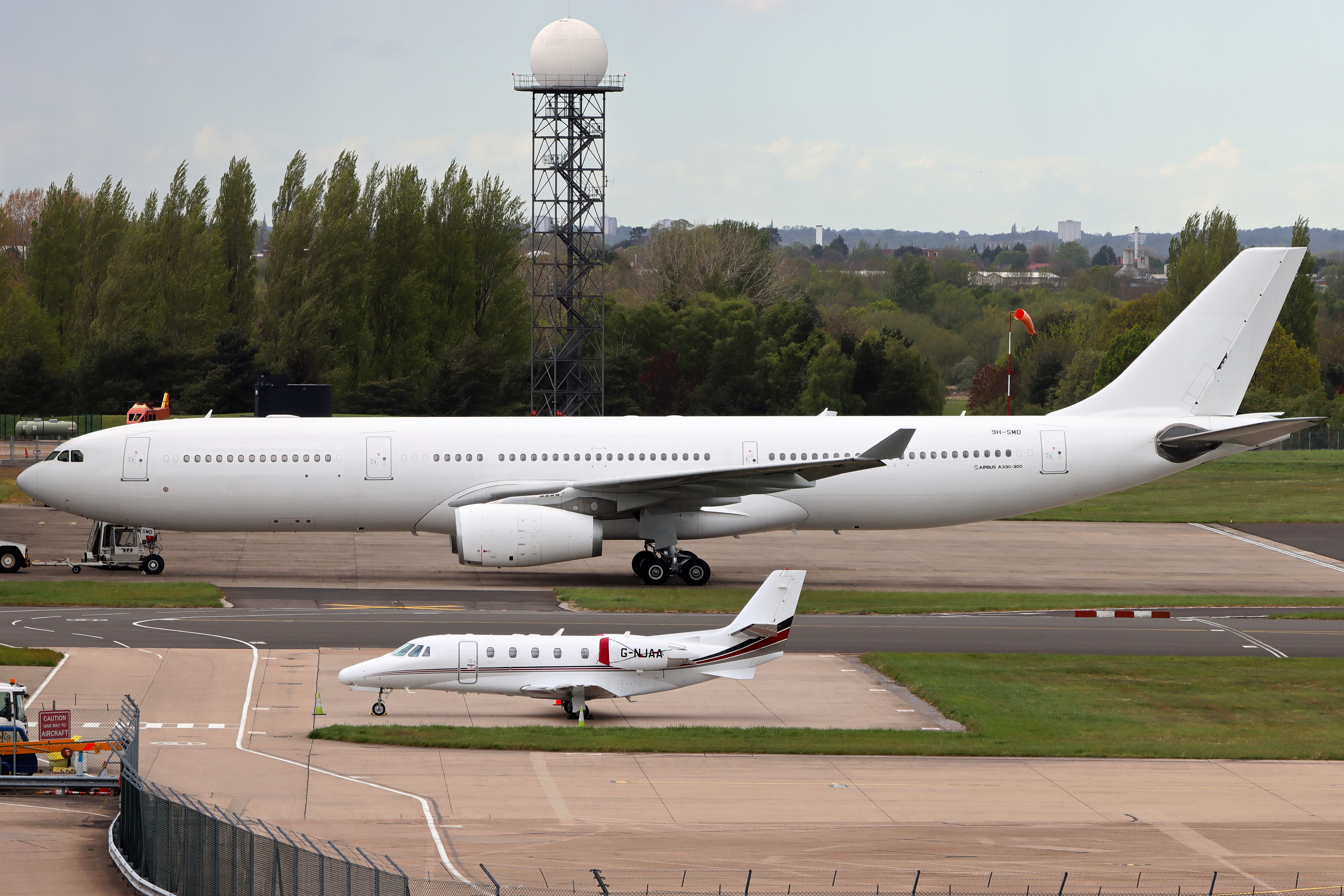 Full size: PRIVATE Airbus A330-300 9H-SMD at Birmingham Airport