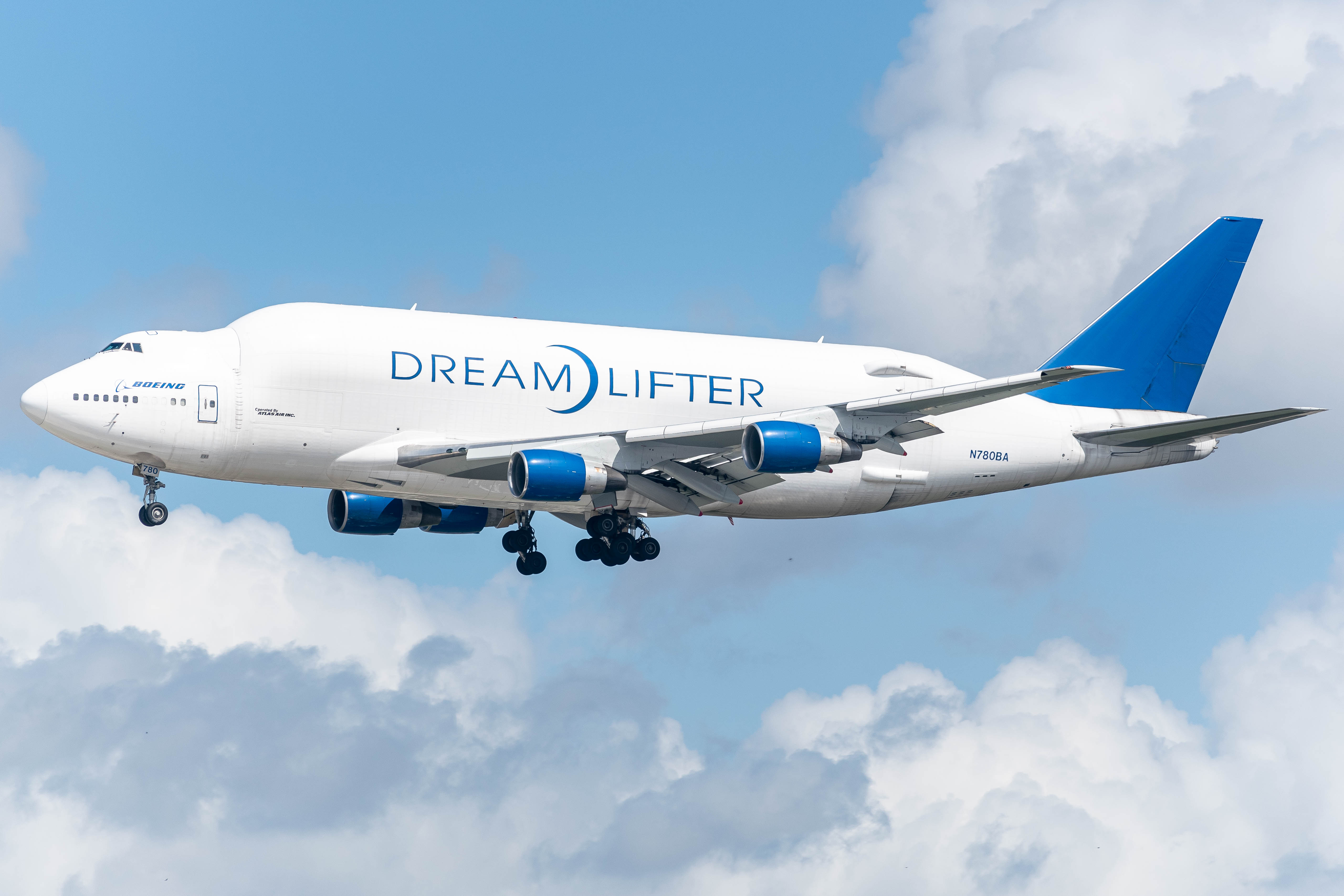 Full size: Atlas Air Boeing Dreamlifter (BLCF) N780BA at Miami International Airport