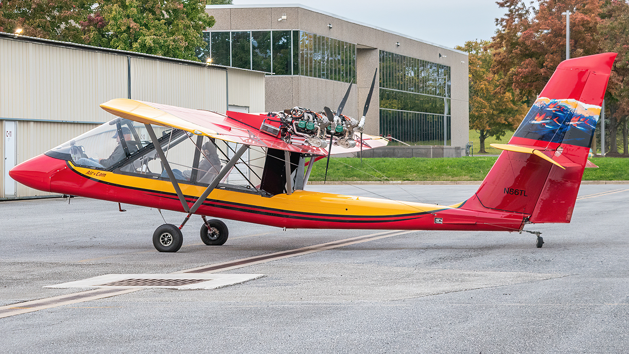 Full size: PRIVATE Lockwood AirCam N86TL at Frederick Municipal Airport