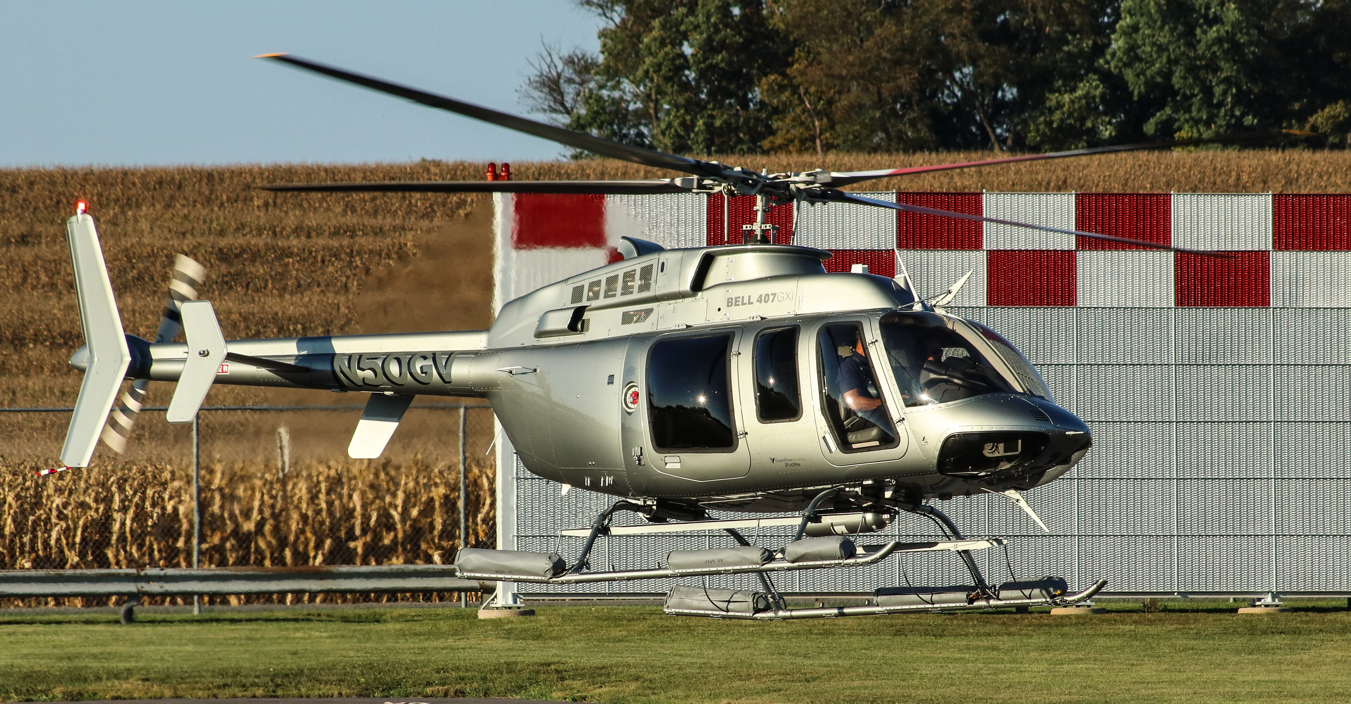 Full size: PRIVATE Bell 407 N50GV at York Airport