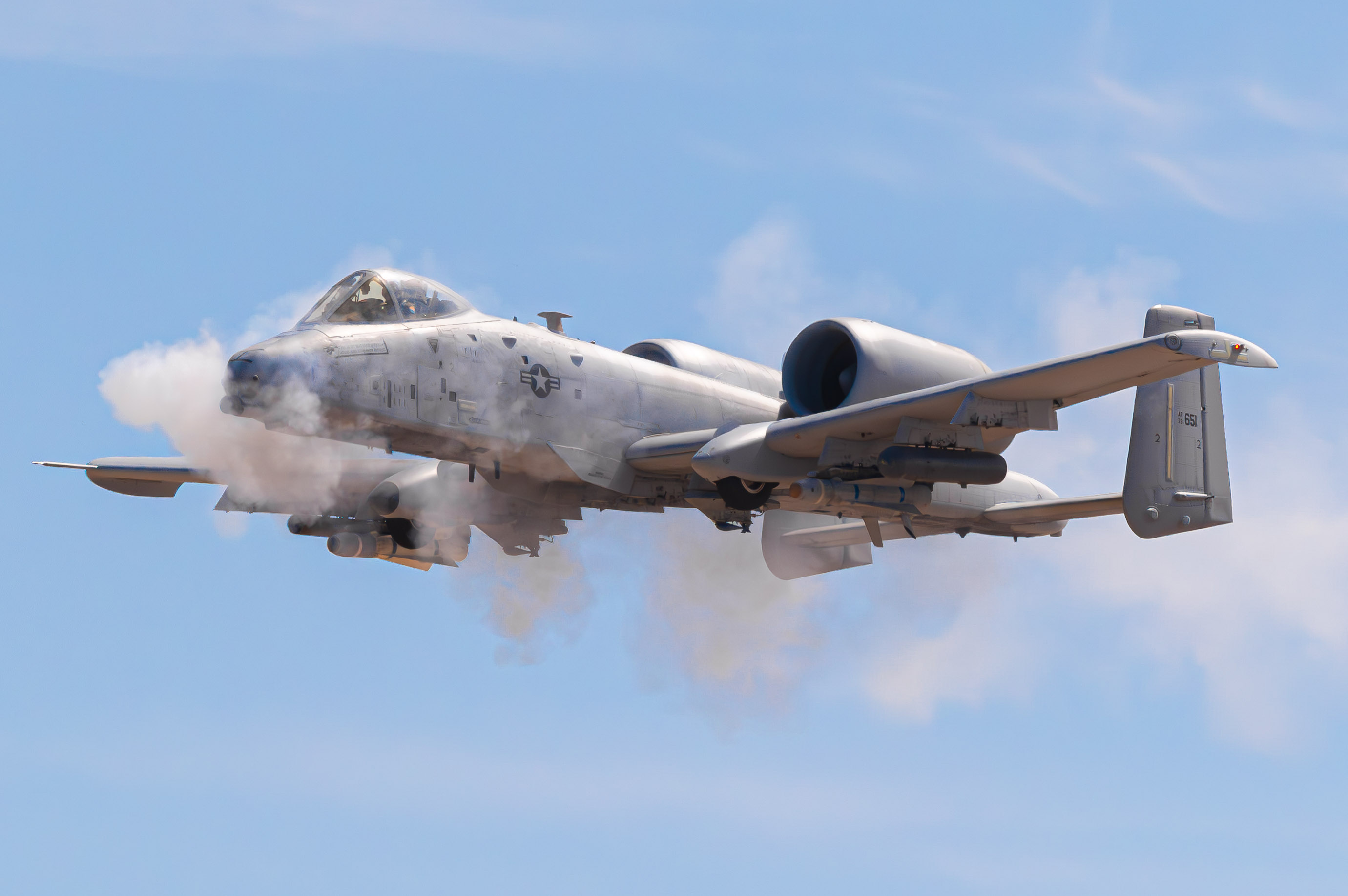 Full size: USAF - United States Air Force Fairchild A-10 Thunderbolt 78-0651 at Not Applicable
