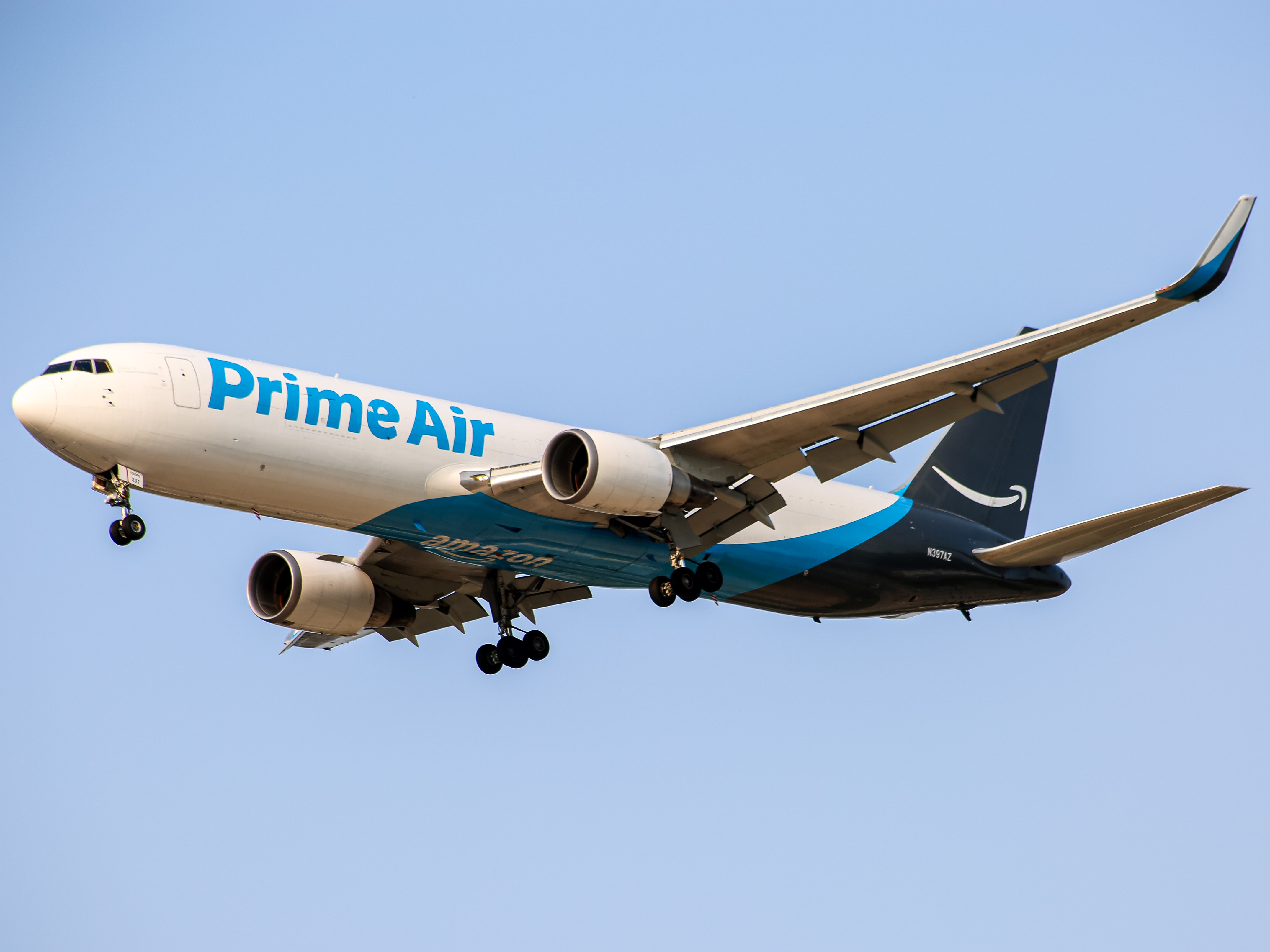 Full size: Prime Air Boeing 767-300F N397AZ at Baltimore/Washington International Thurgood Marshall Airport