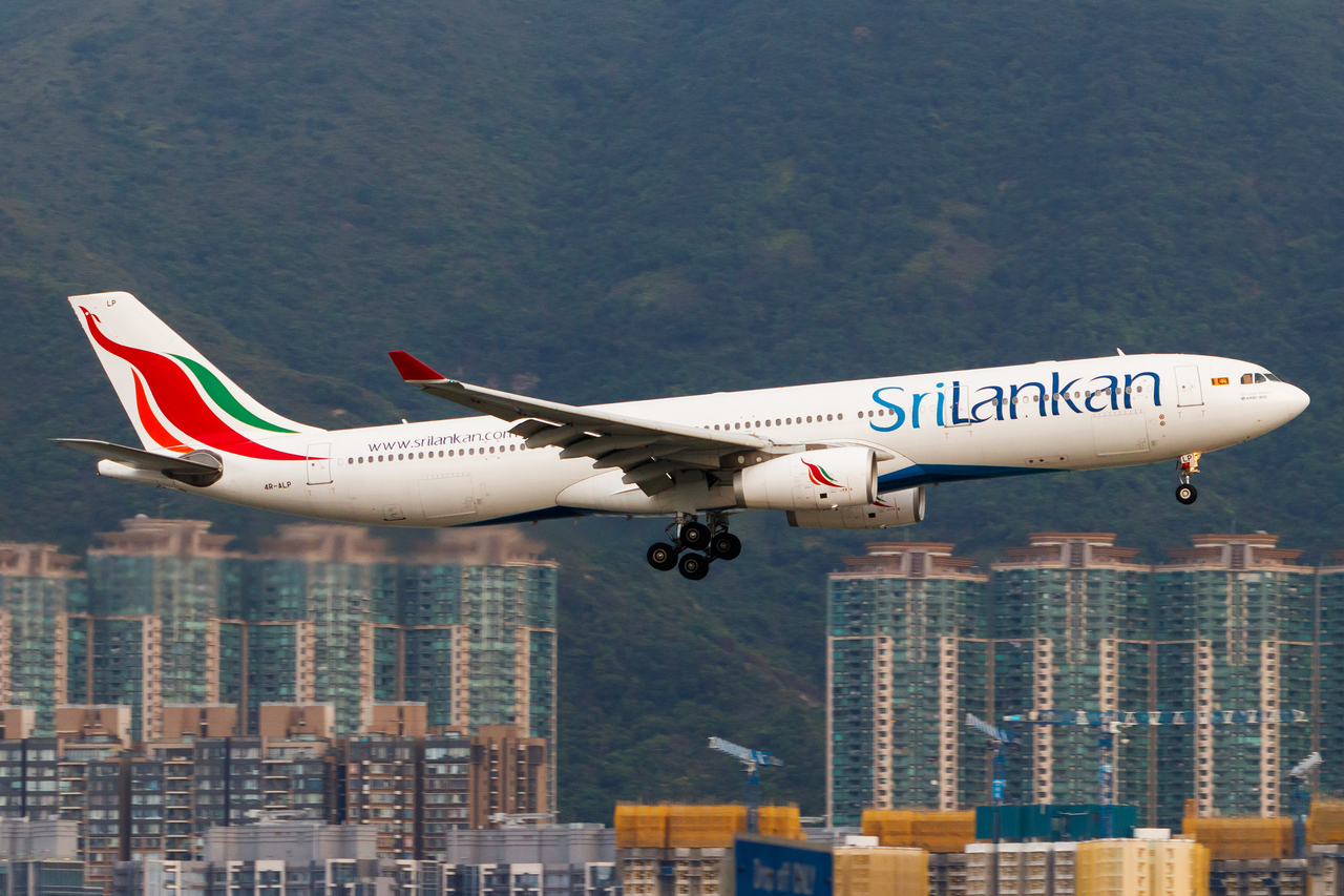 Full size: SriLankan Airlines Airbus A330-300 4R-ALP at Hong Kong International Airport